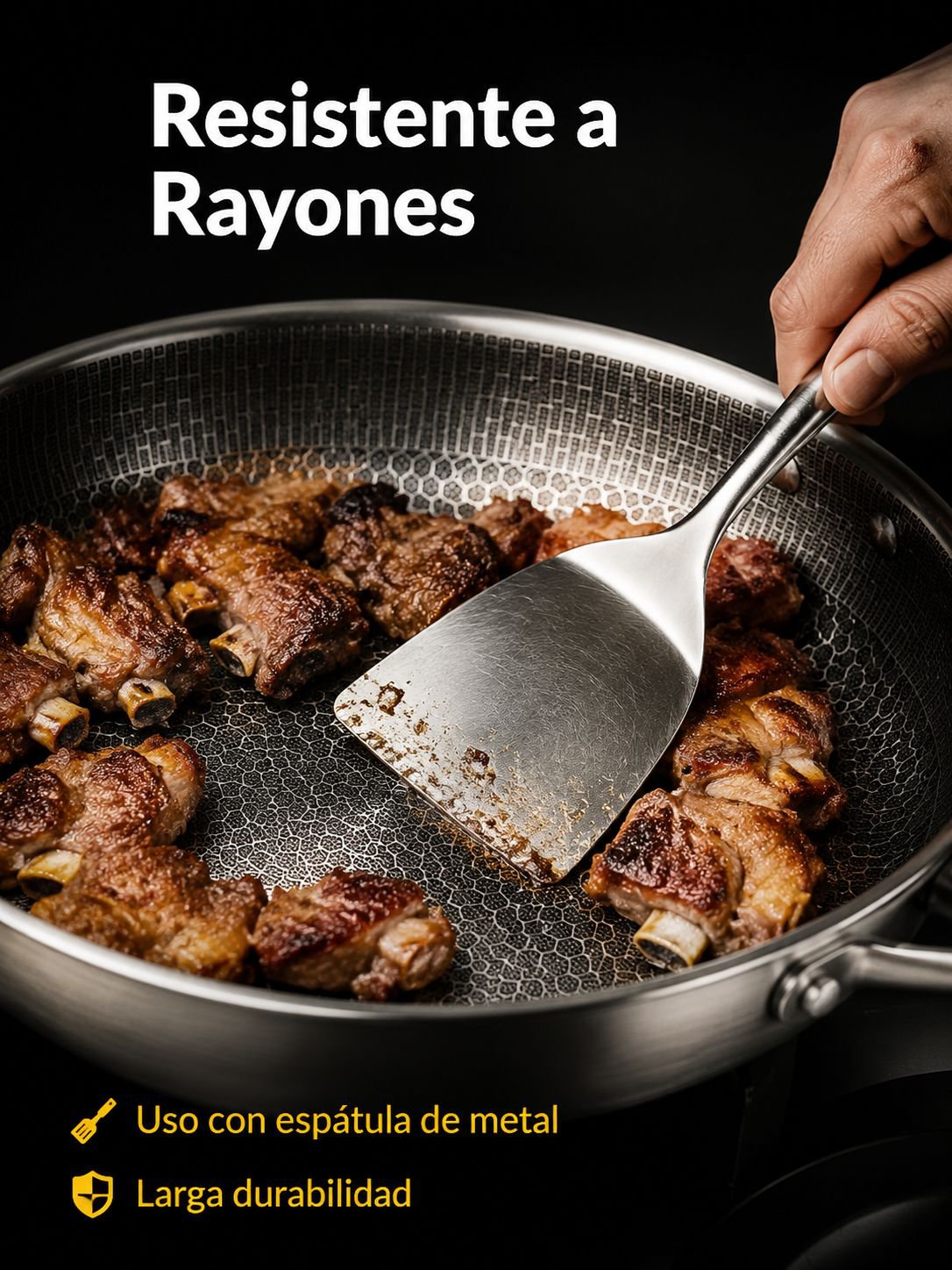 Sartén para freír carne de uso doméstico