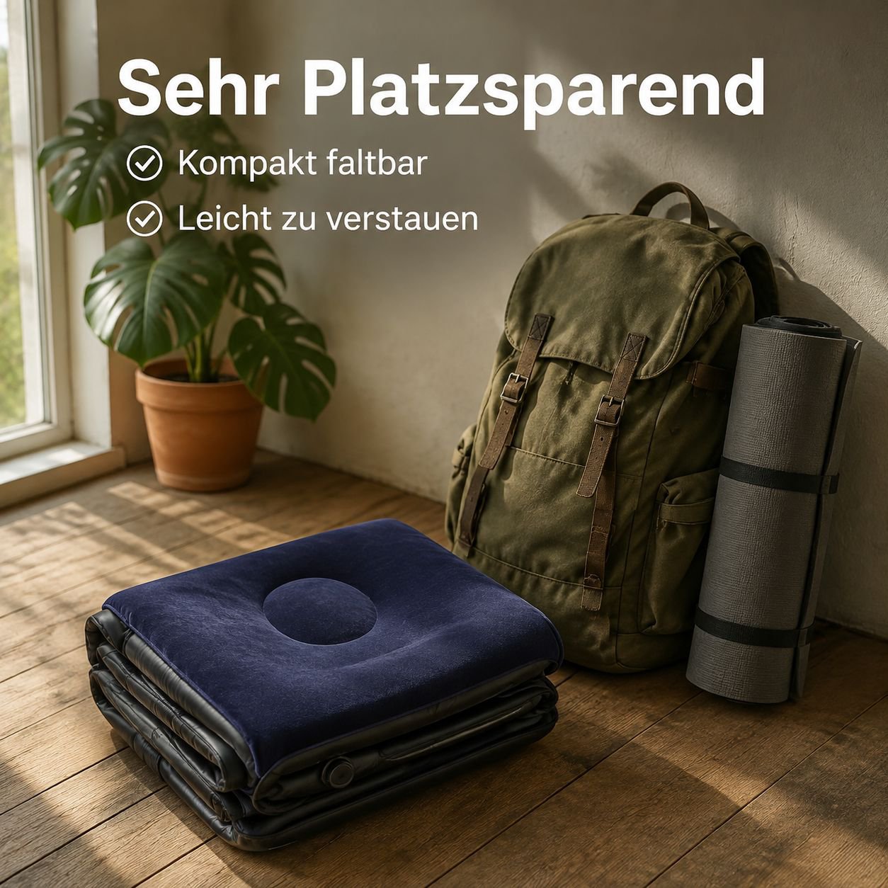 Faltbares, dickes aufblasbares Sofa