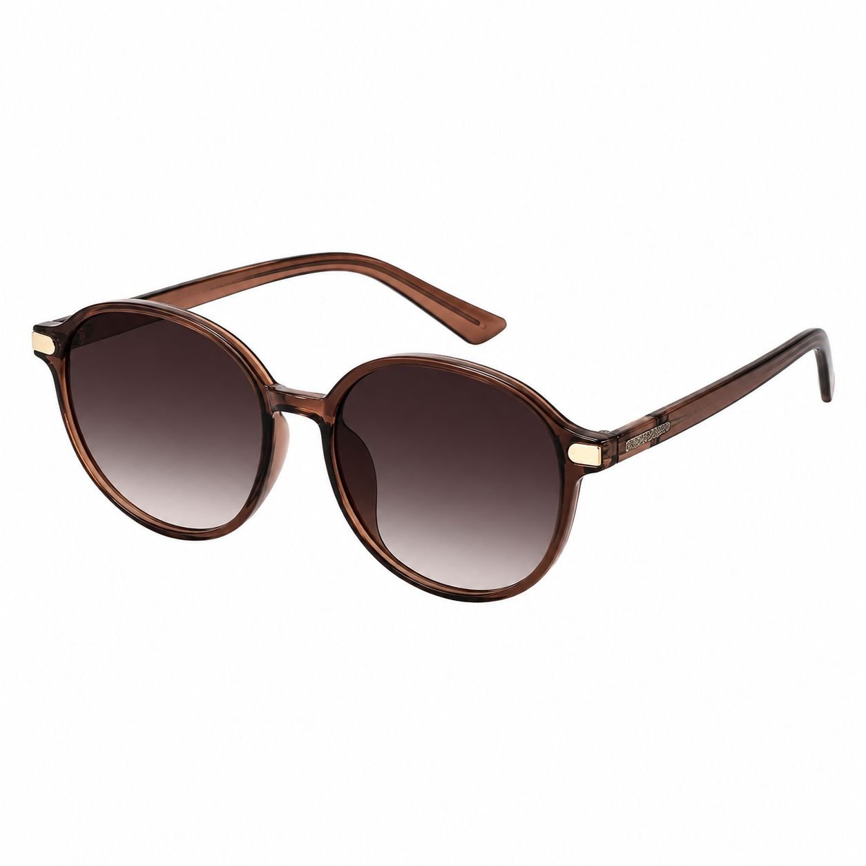 Gafas de sol de moda para mujer con protección UV color marrón