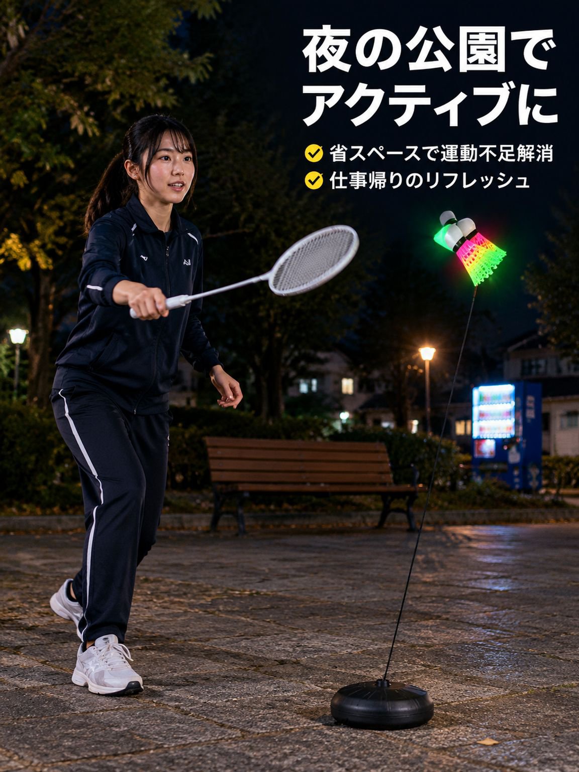 バドミントン自動リバウンドトレーナー