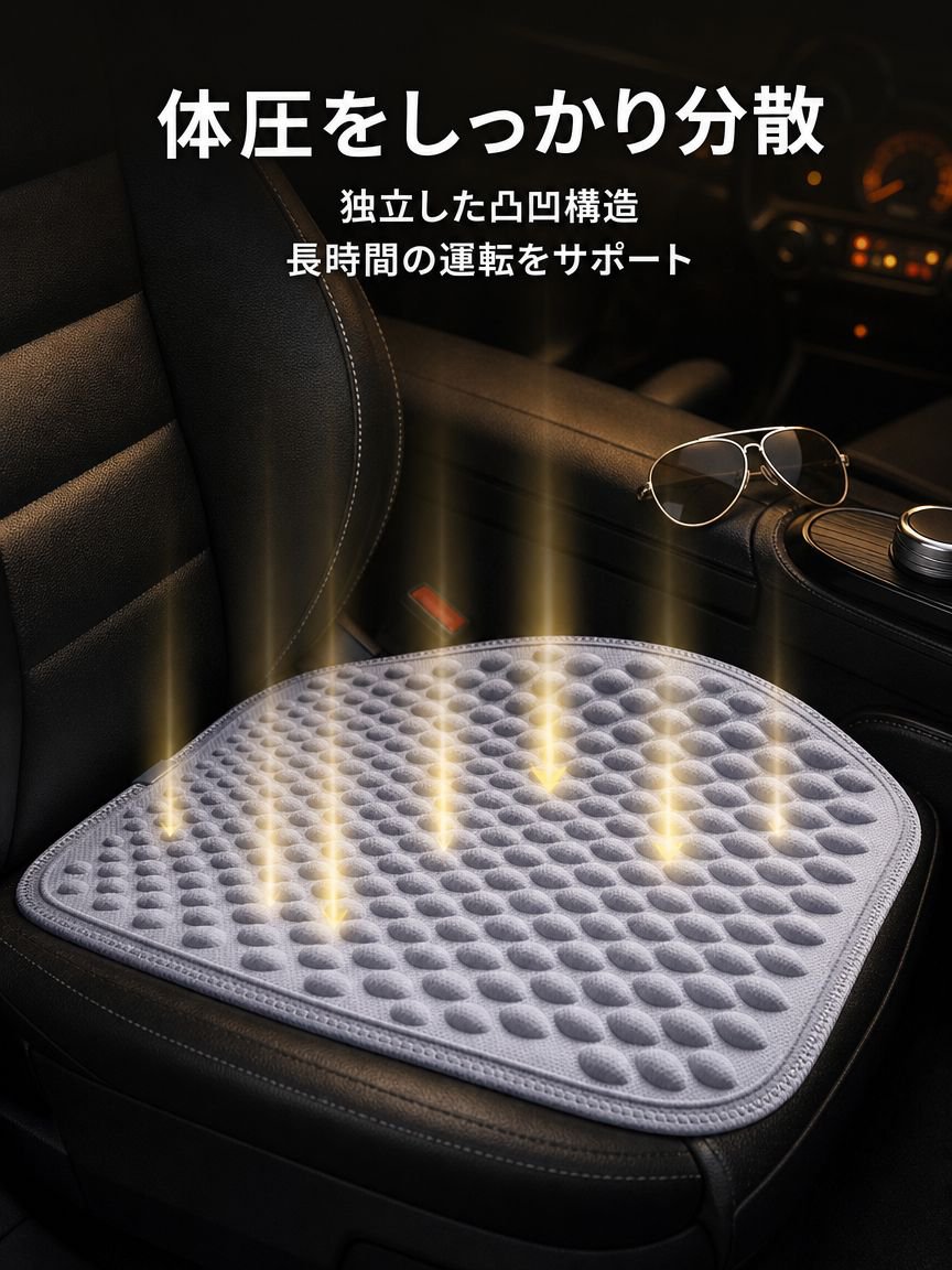 夏用ハニカム冷却カーマット