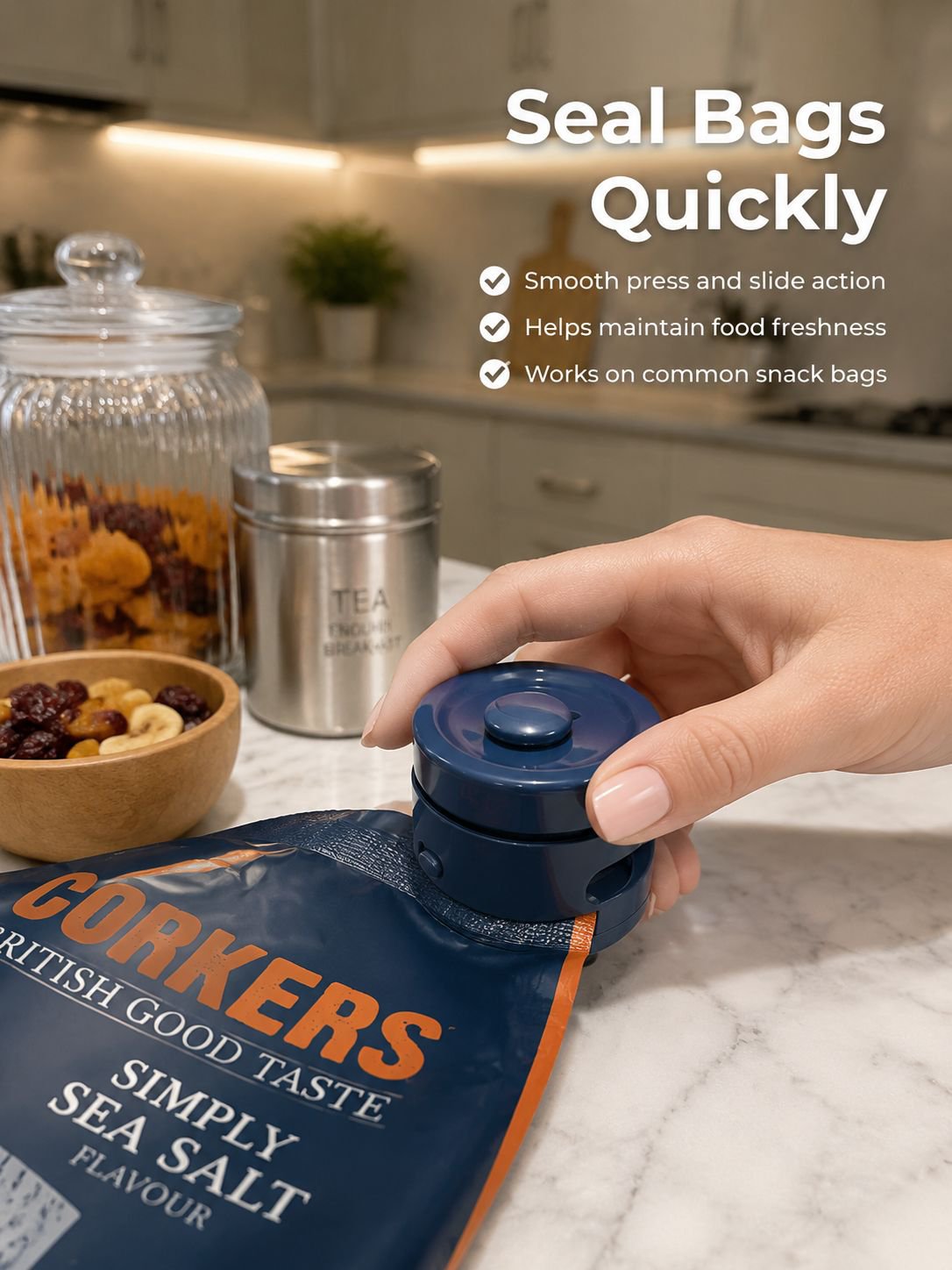 Dual-use Magnetic Mini Sealer