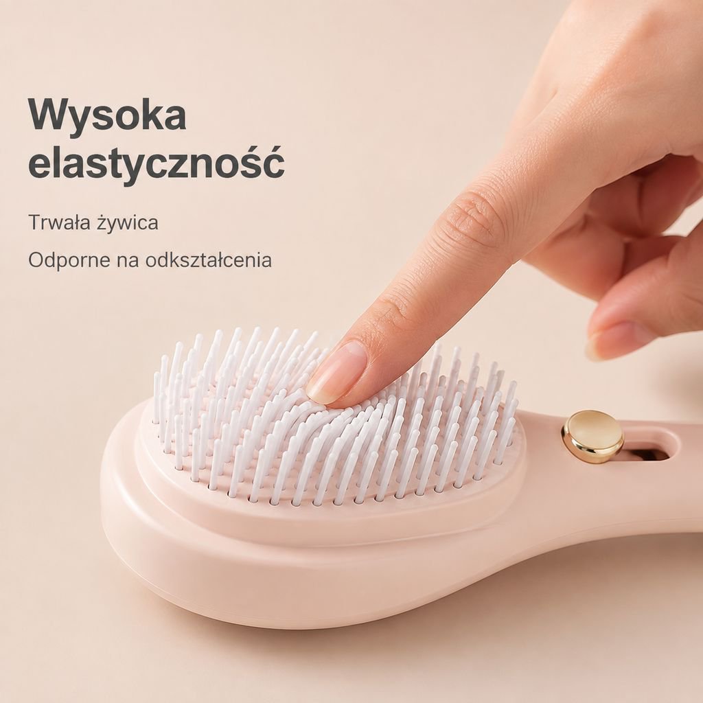 Wysuwany magiczny grzebień, który usuwa włosy jednym kliknięciem.