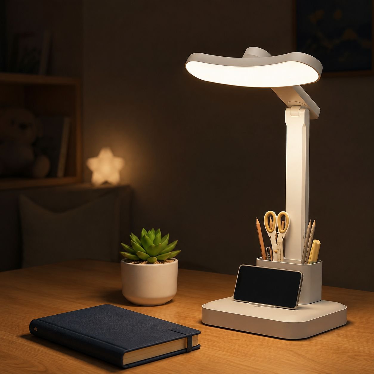 Leselampe mit blendfreiem Licht für Schüler