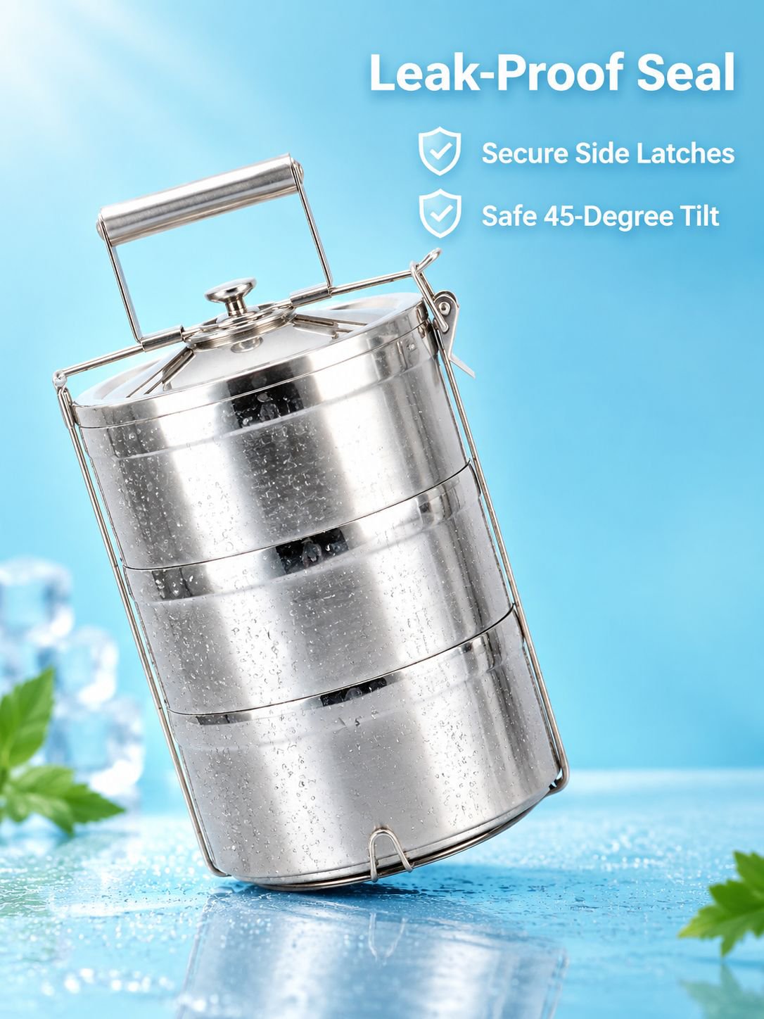 Portable Stainless Steel Food Container