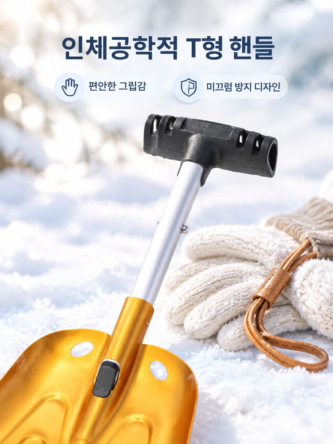 야외 접이식 확장 삽 알루미늄 합금 삽