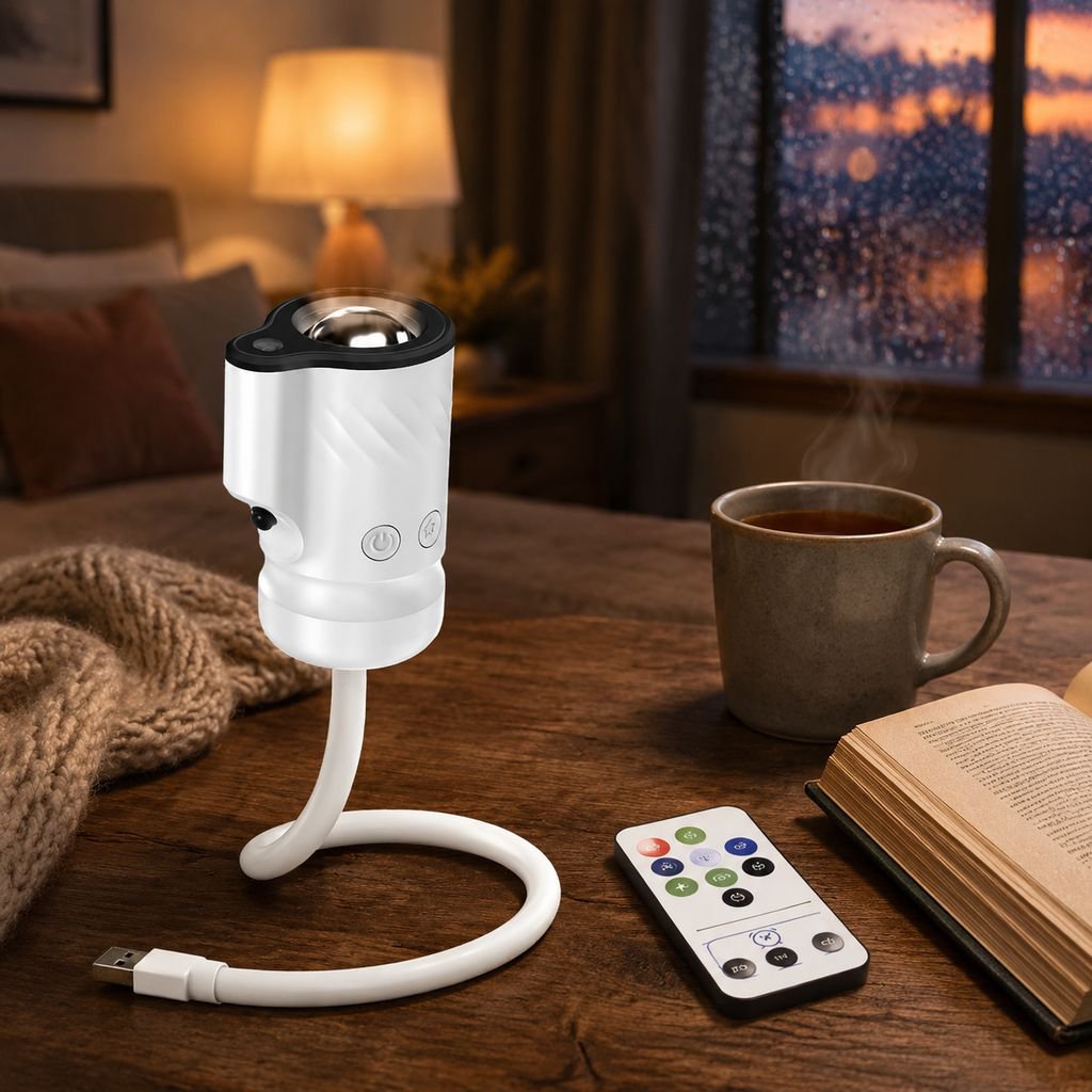 Multifunctional USB Starry Light, Car/Home/Bedroom Romantic Projection Night Light