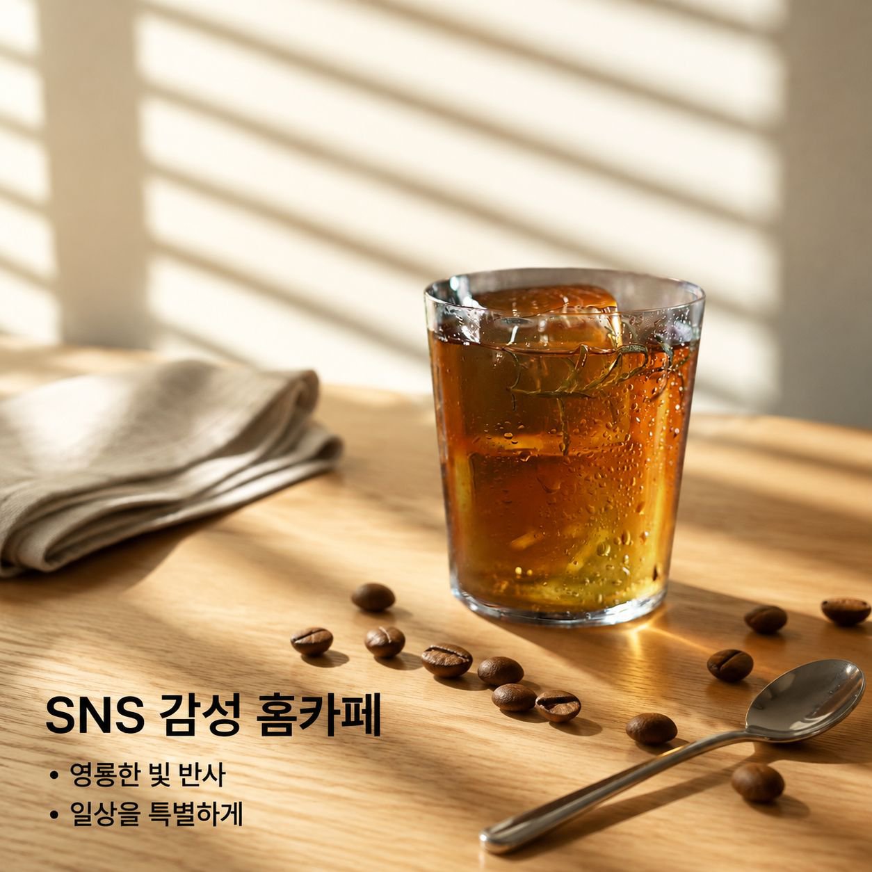 초박형 사선 콜린컵