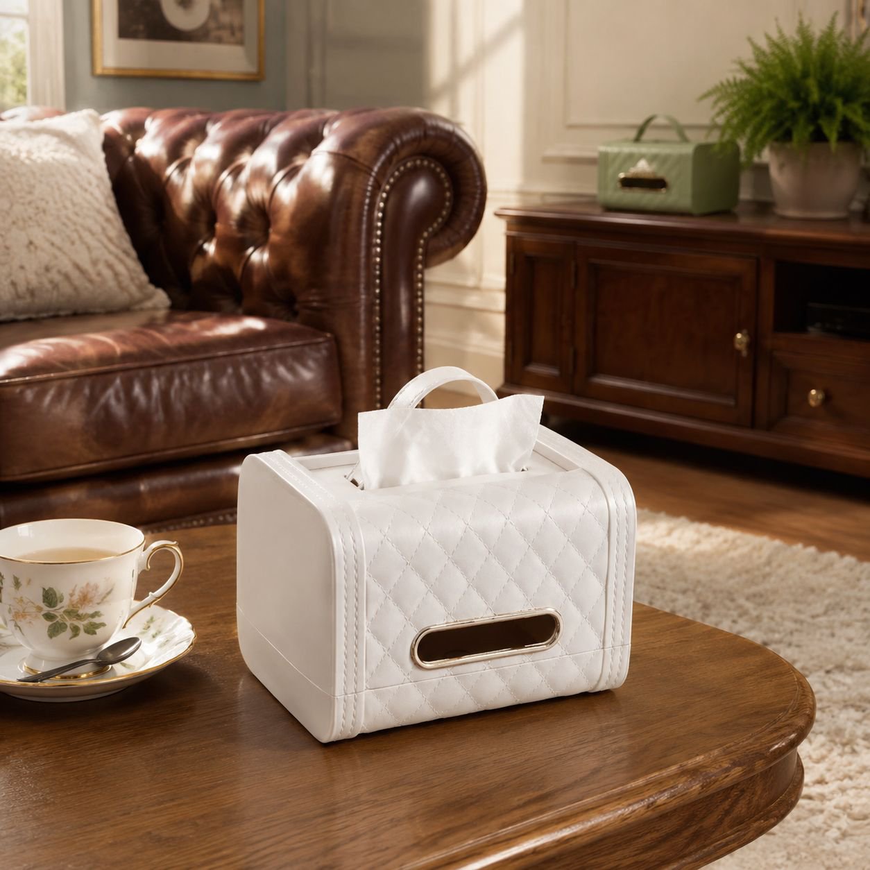Functional and decorative tissue organizer
