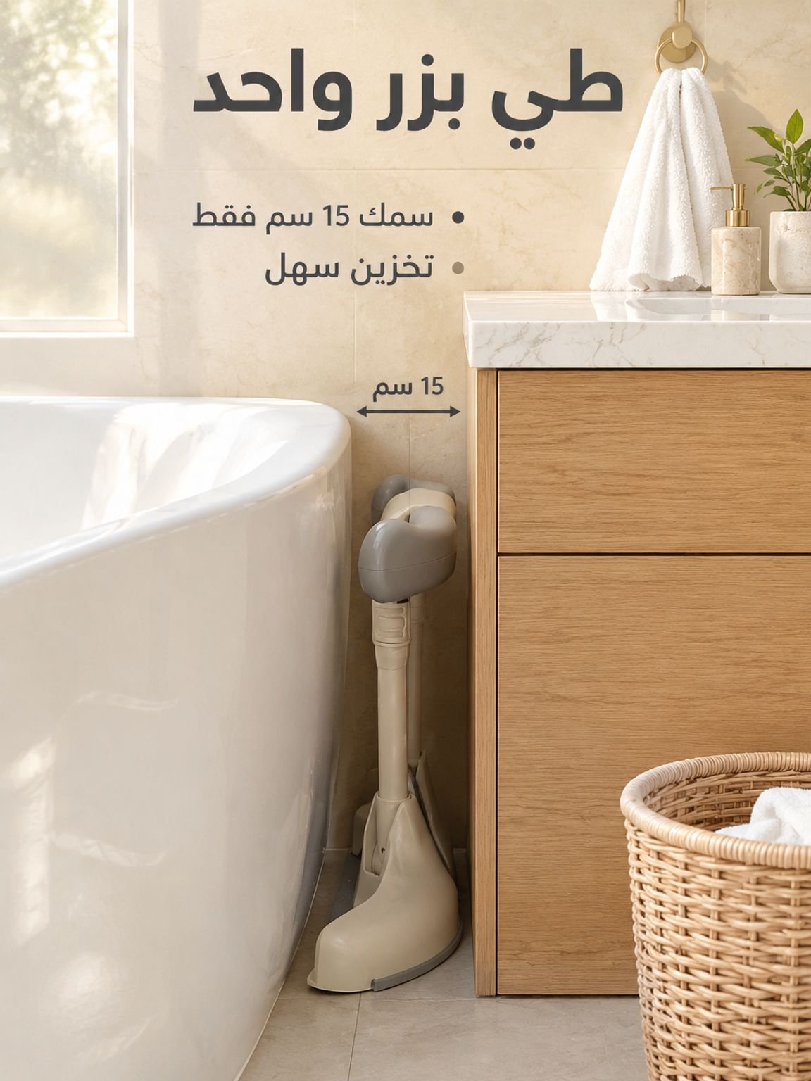 دعامة الاستحمام للطفل لمساعدة الطفل على الوقوف أثناء الاستحمام