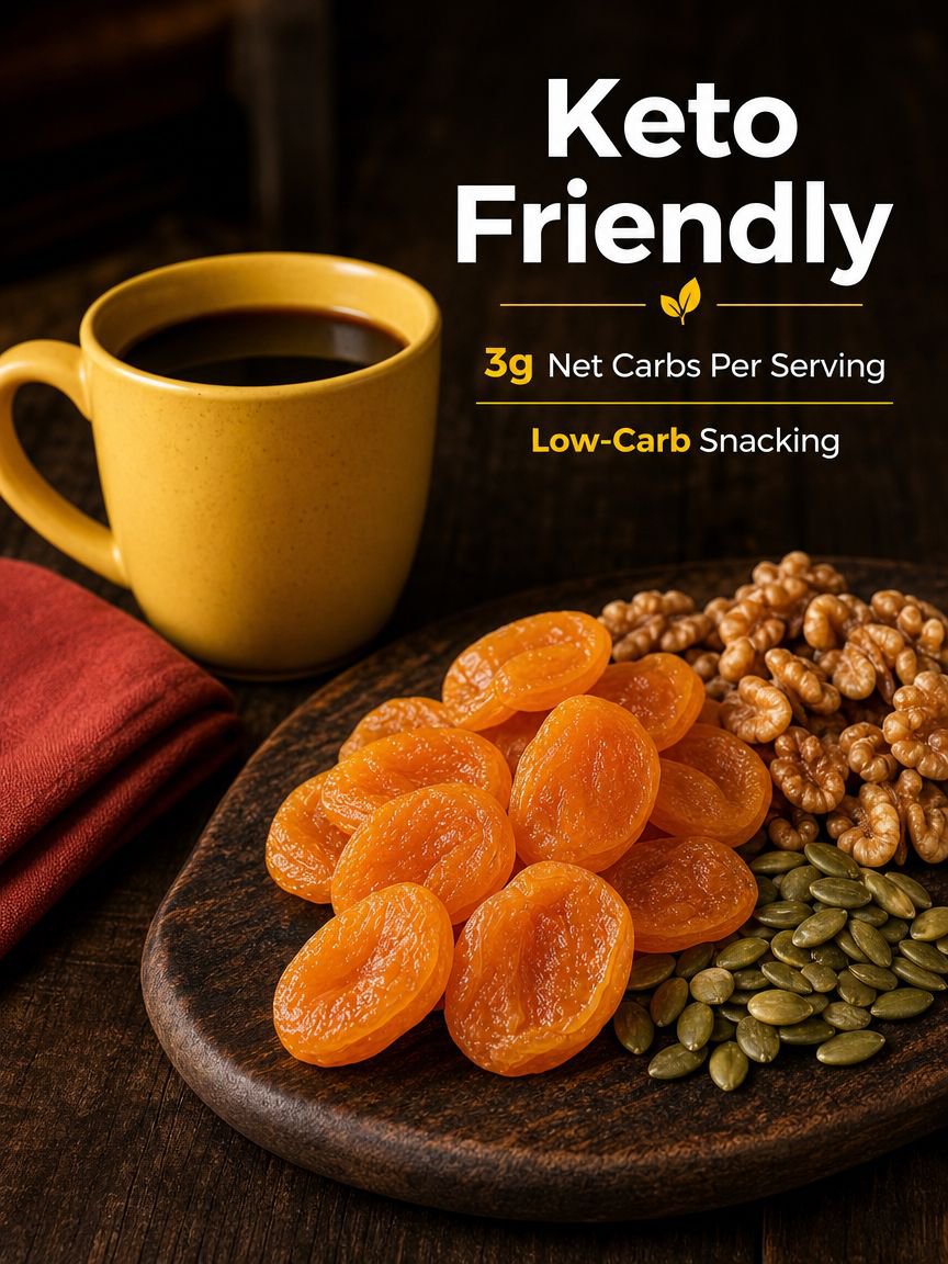 Sugar-Free Sweet & Tangy Dried Apricots