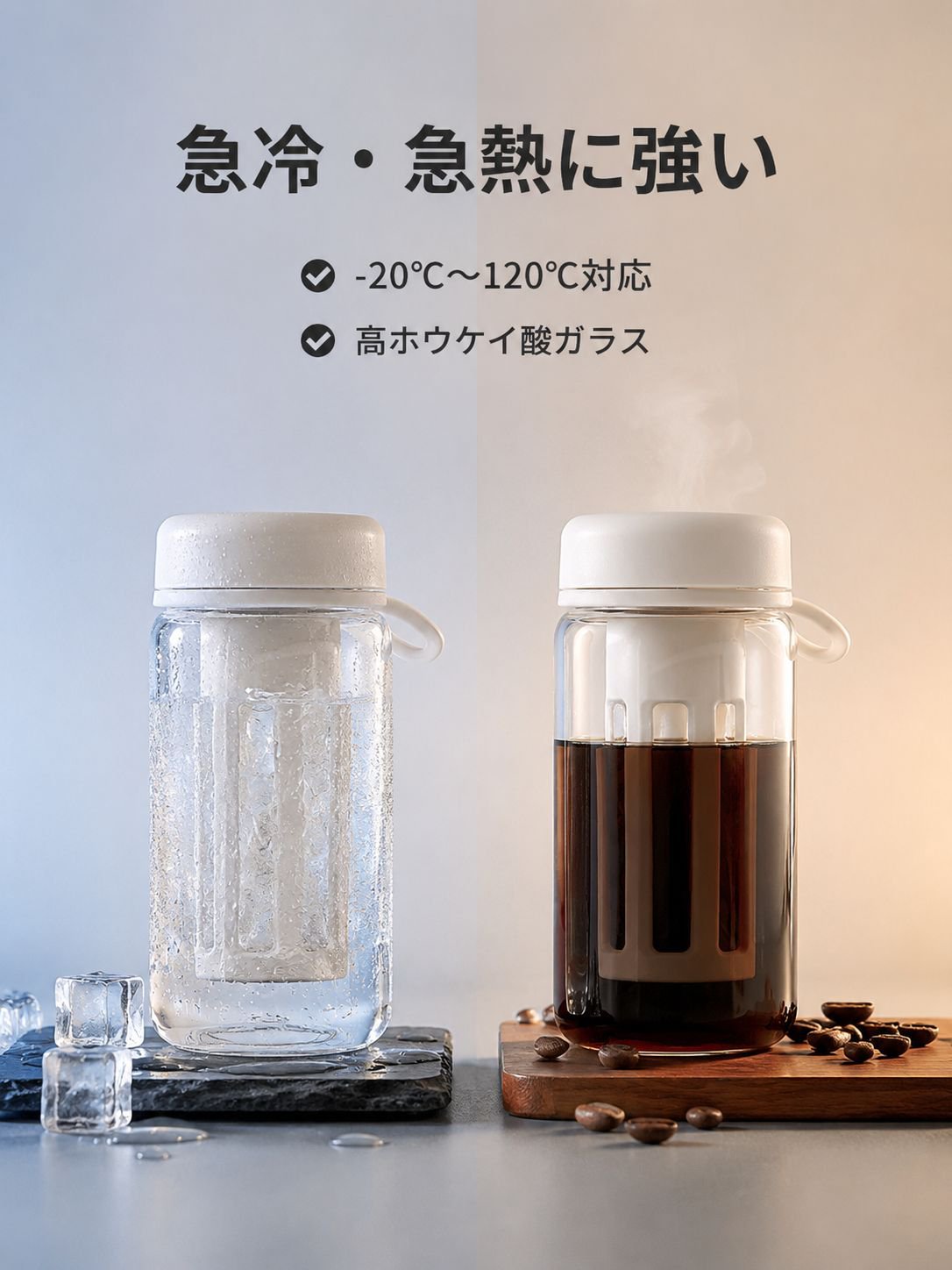 持ち運びコーヒータンブラー