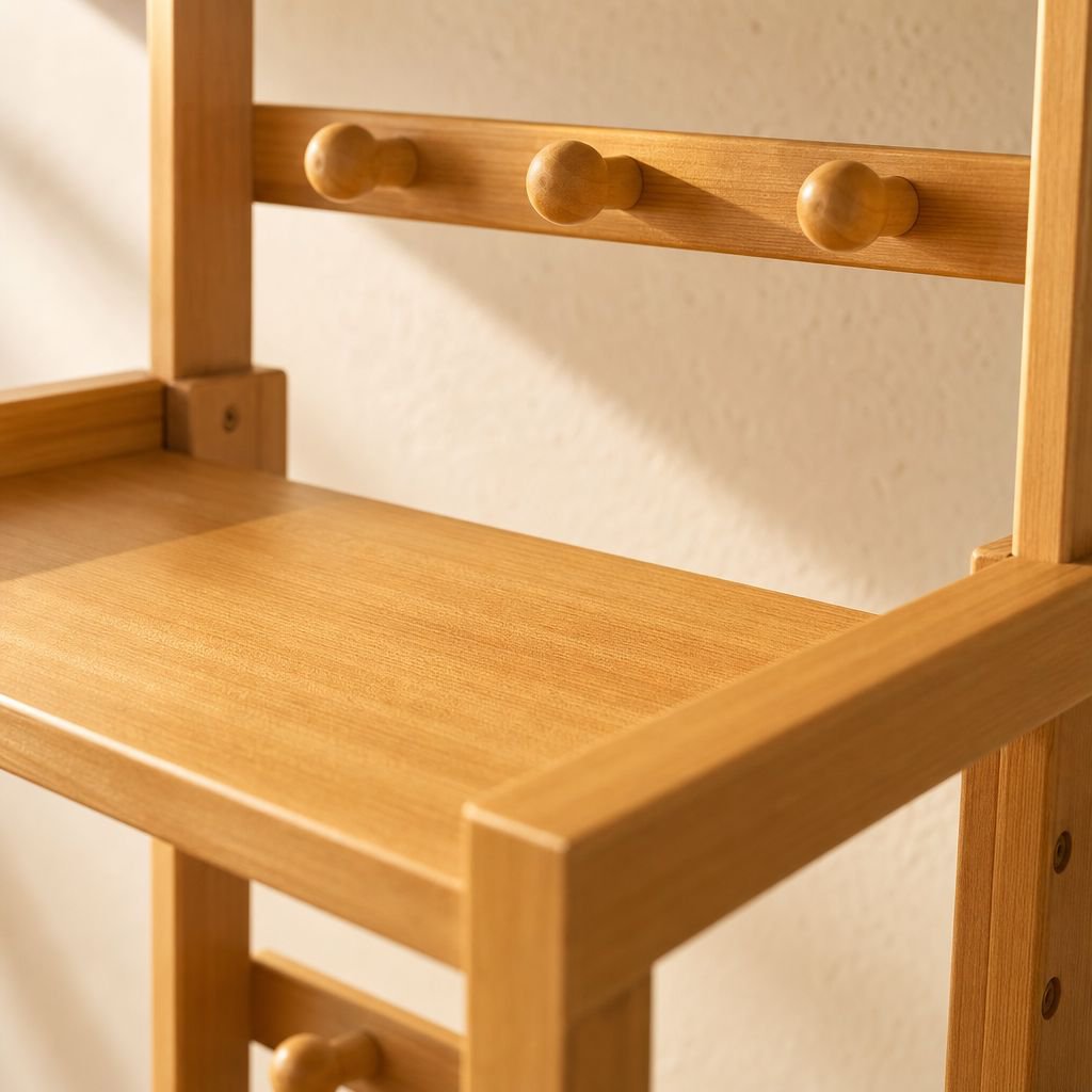 Easy access clothes rack for bedside organization