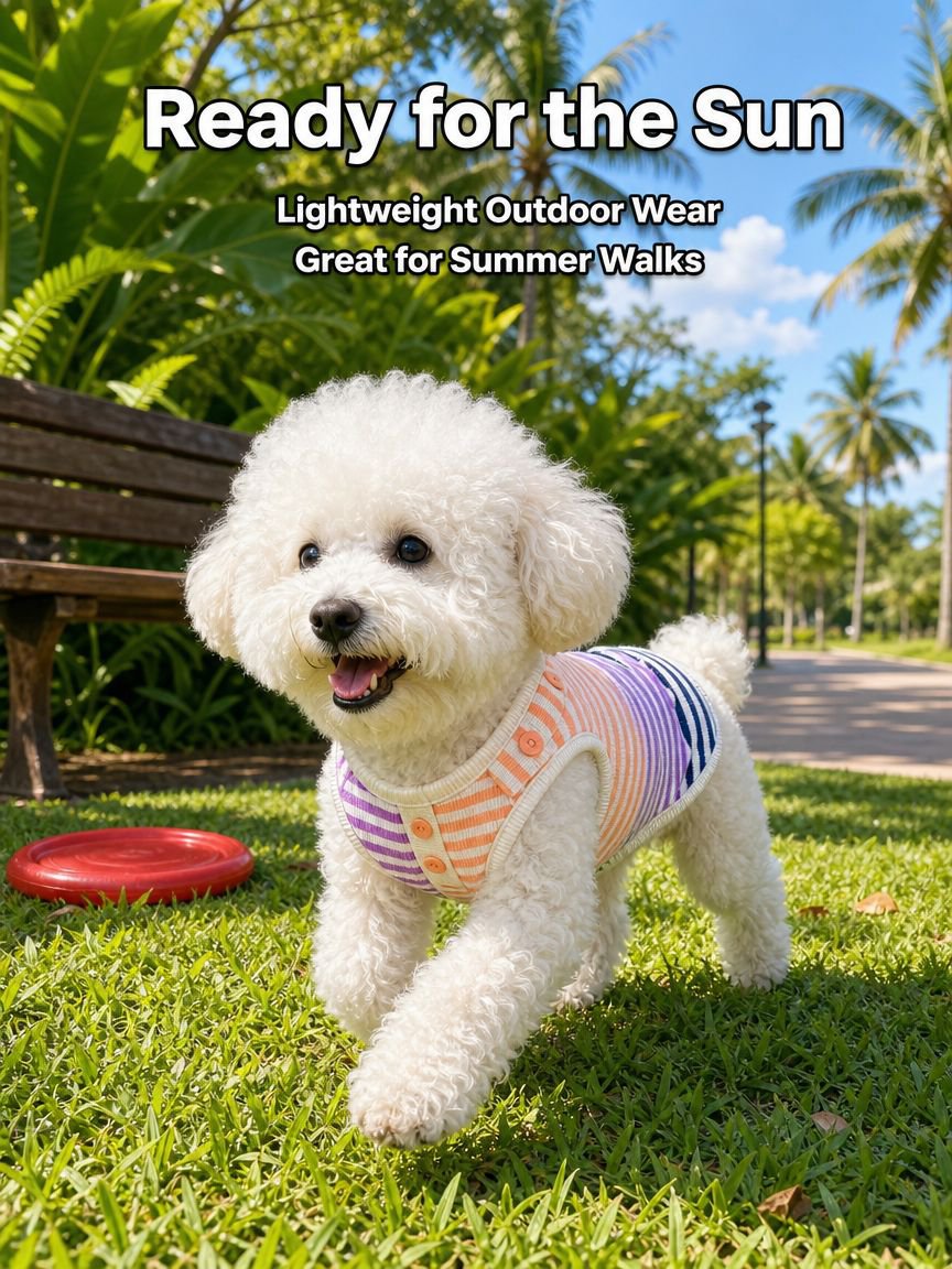 Pet summer thin vest knitwear