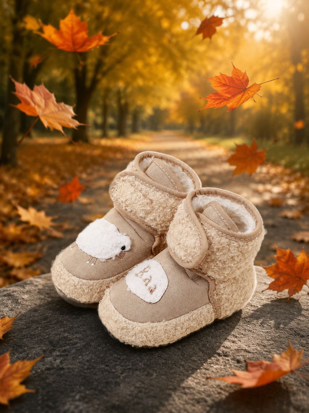 Botitas de nieve cálidas y adorables para bebés de 0 a 1 año