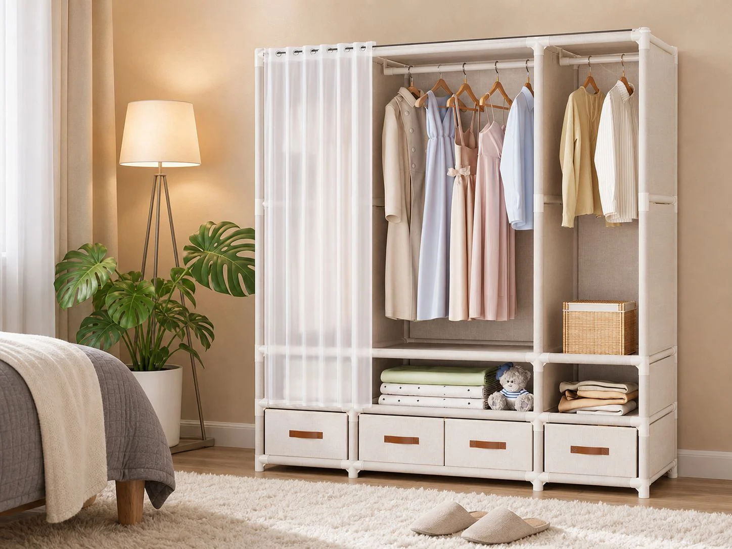 Small Bedroom Floor Wardrobe