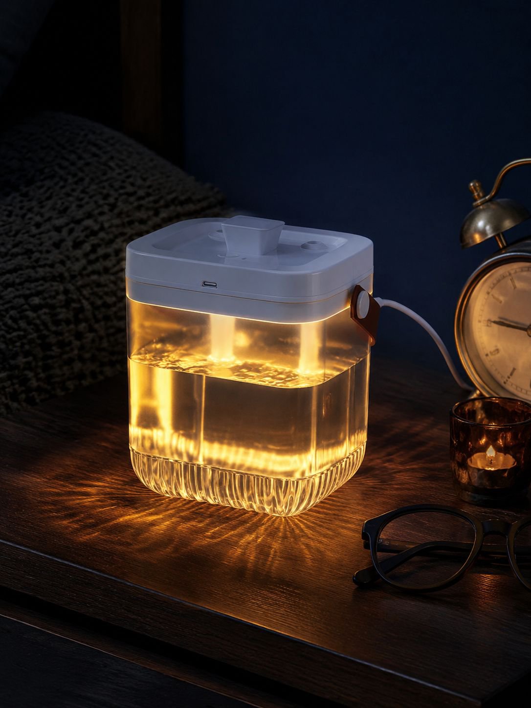 Aparato de humidificación con diseño moderno y compacto
