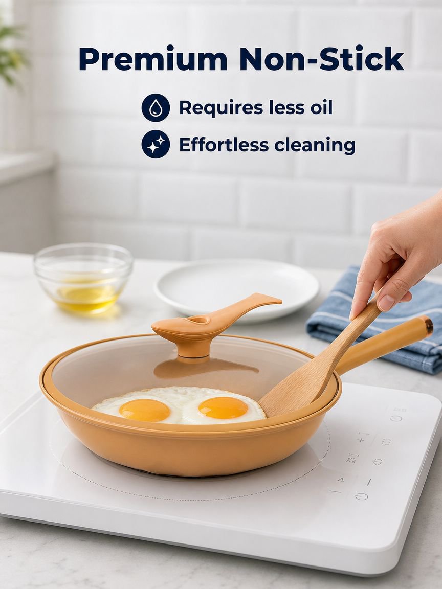 High Pressure Microwave Non-stick Frying Pan