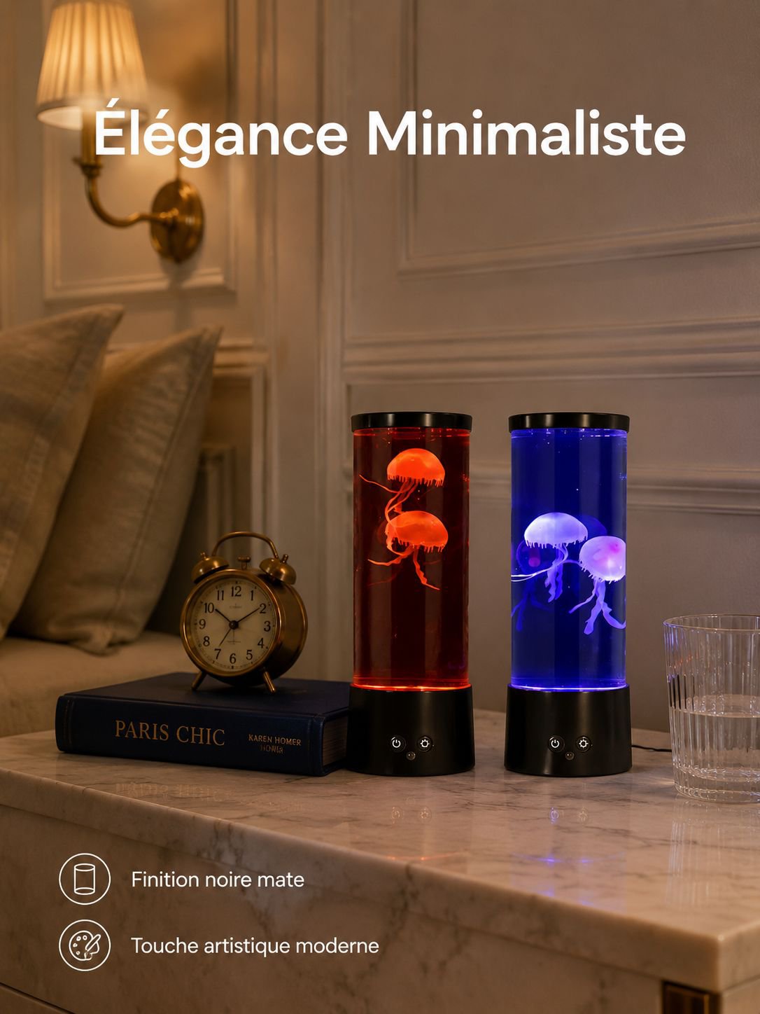 Lampe LED haute luminosité à bulles de poisson