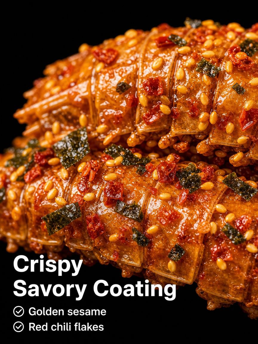 Crispy Savory Ready-to-Eat Mantis Shrimp