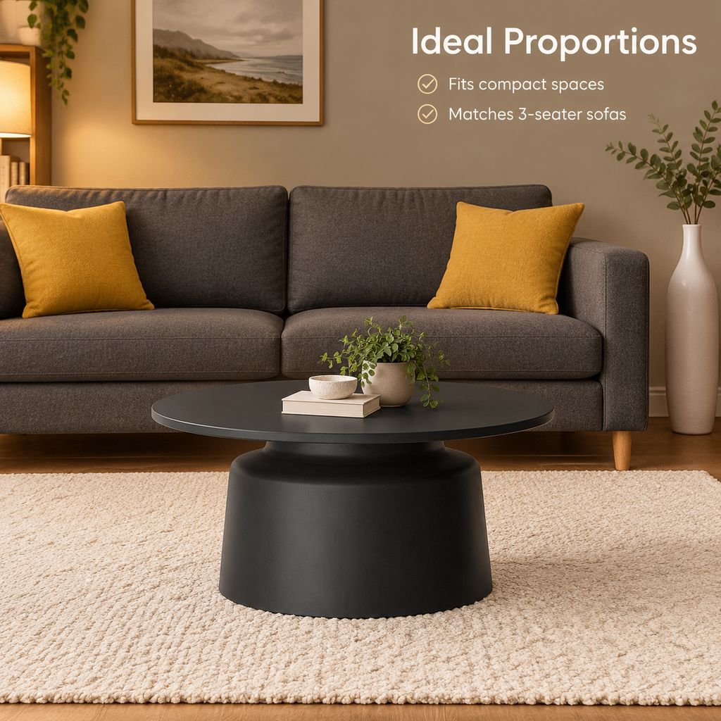 Cream-Style Coffee Table for the Living Room