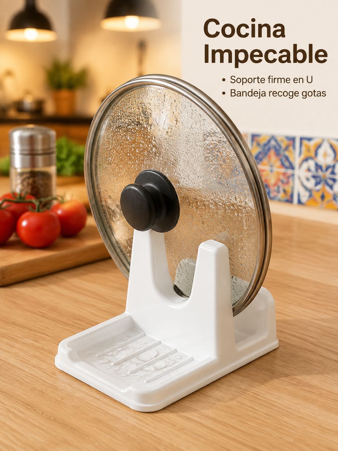 Soporte para tapas de ollas