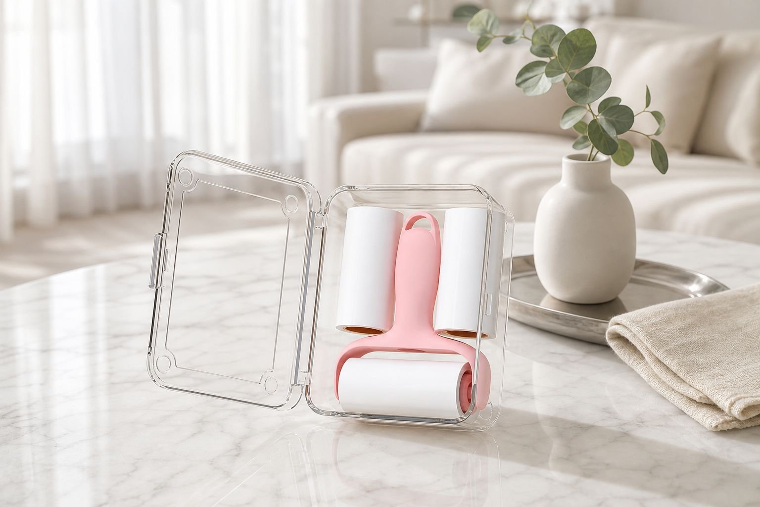 Easy to use lint remover brush for home and travel