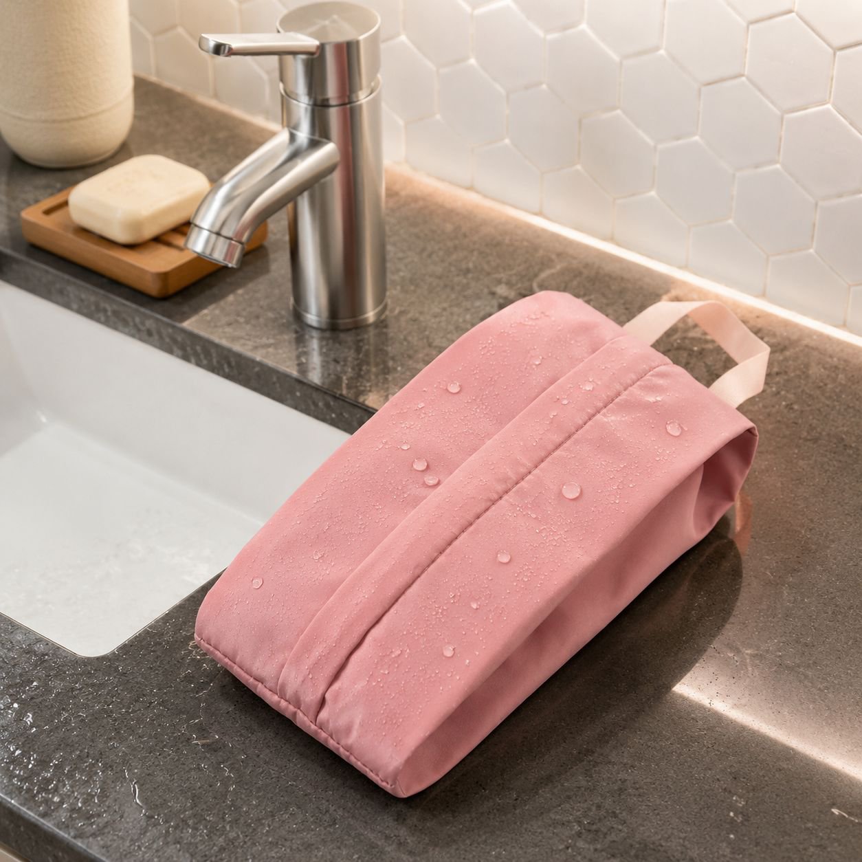 Travel AllinOne Tote Toiletries Organizer Lingerie Bag Sanitary Napkin
