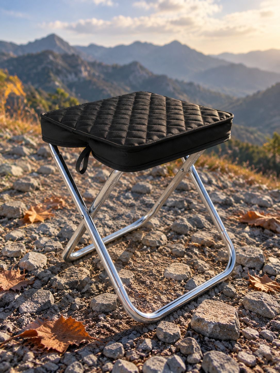 Leichter Klapphocker, tragbarer Klapphocker, tragbarer Outdoor-Hocker für Camping
