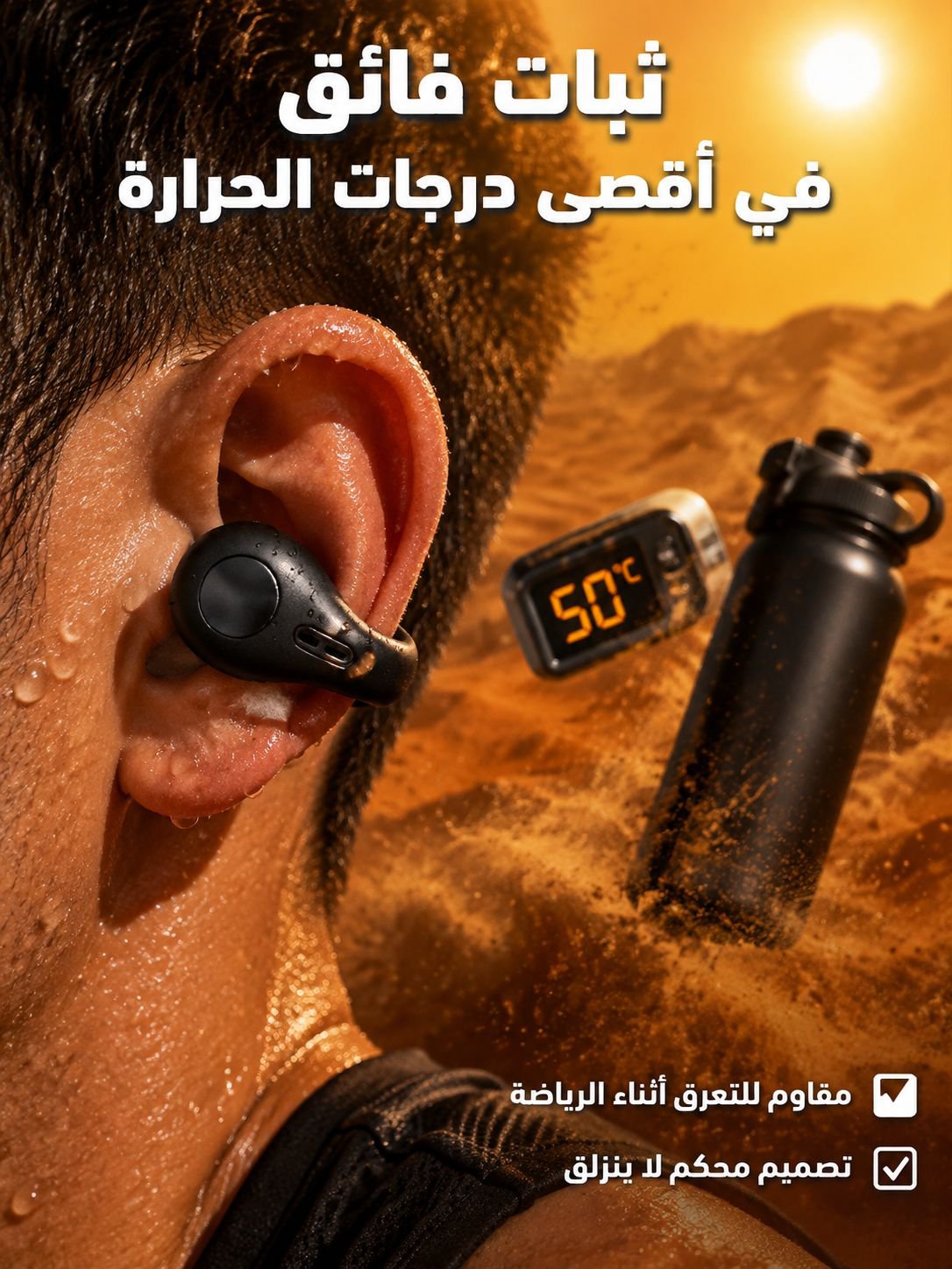 سماعات لاسلكية ببطارية طويلة الأمد