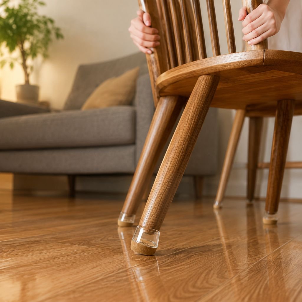 Non-slip Angled Chair Leg Silicone Protectors