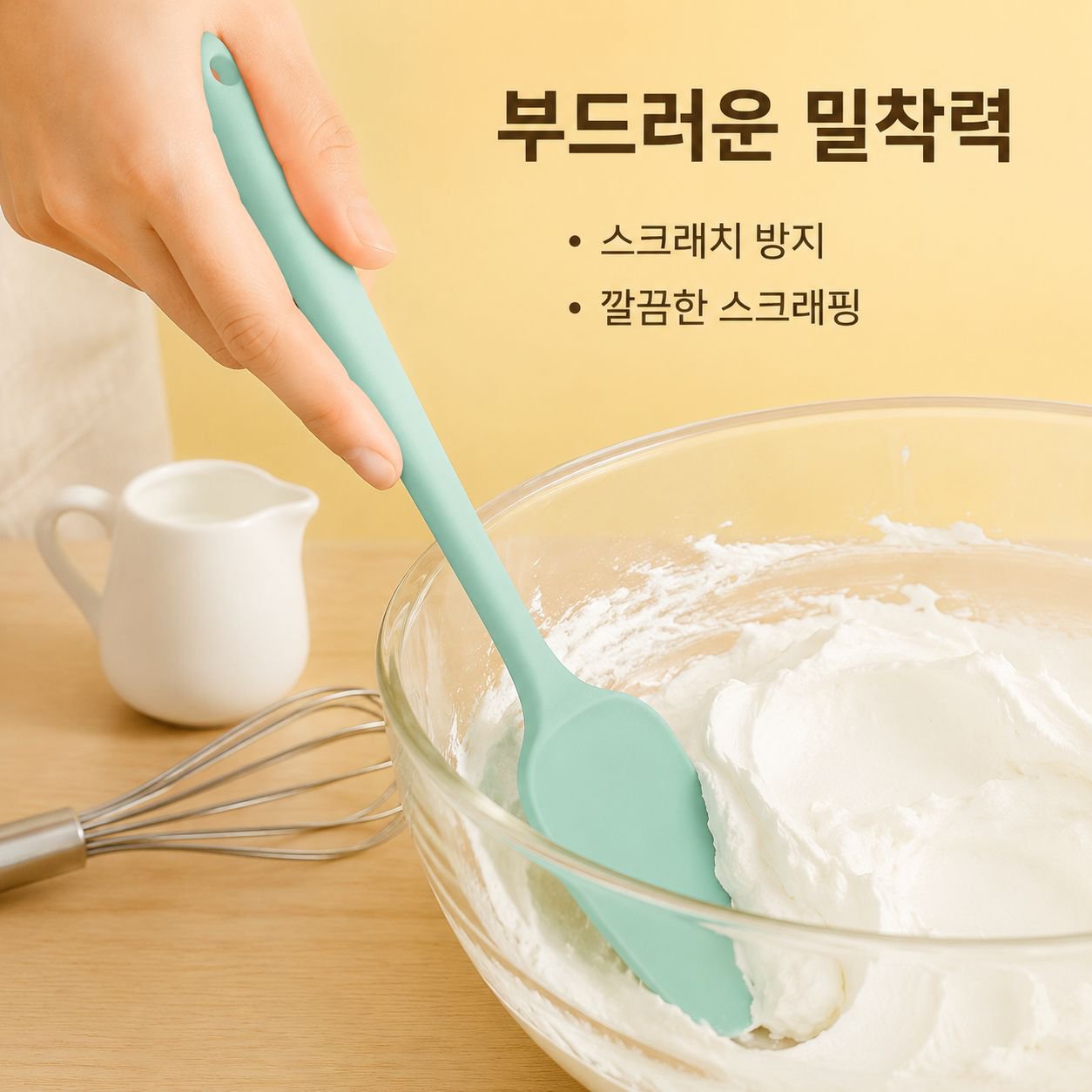 대소 실리콘 스크레이퍼 주방 베이킹 도구