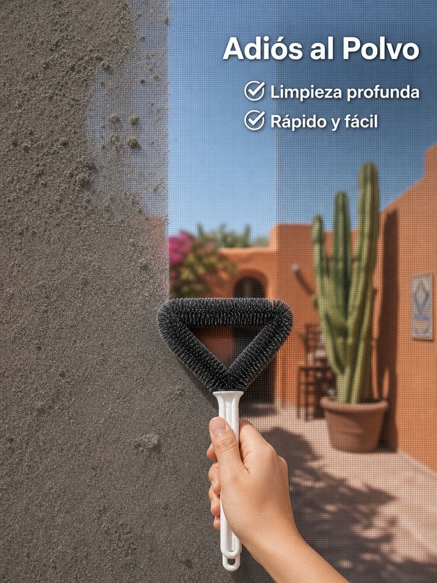 Cepillo de limpieza para mosquiteras