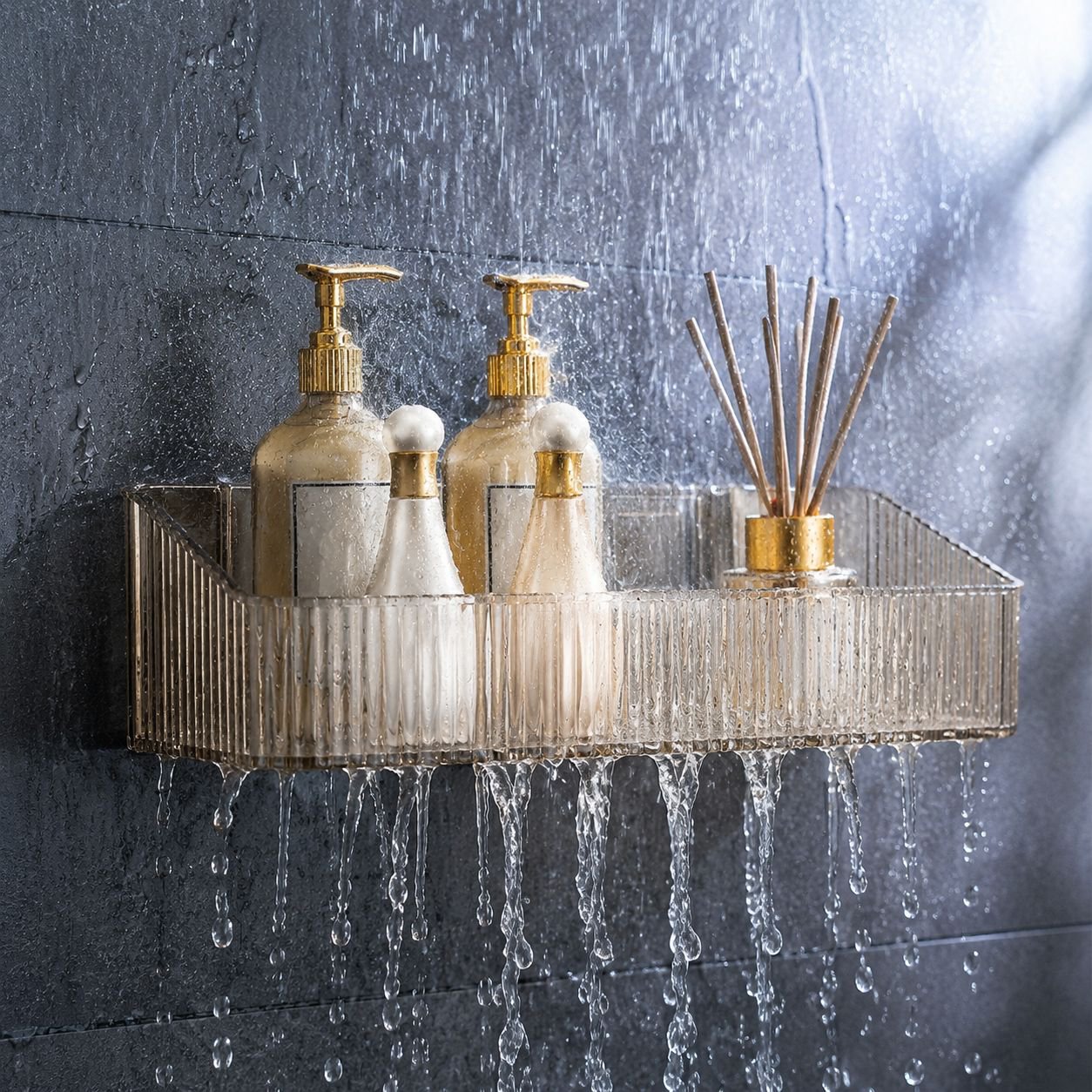 Draining Bathroom Storage Caddy