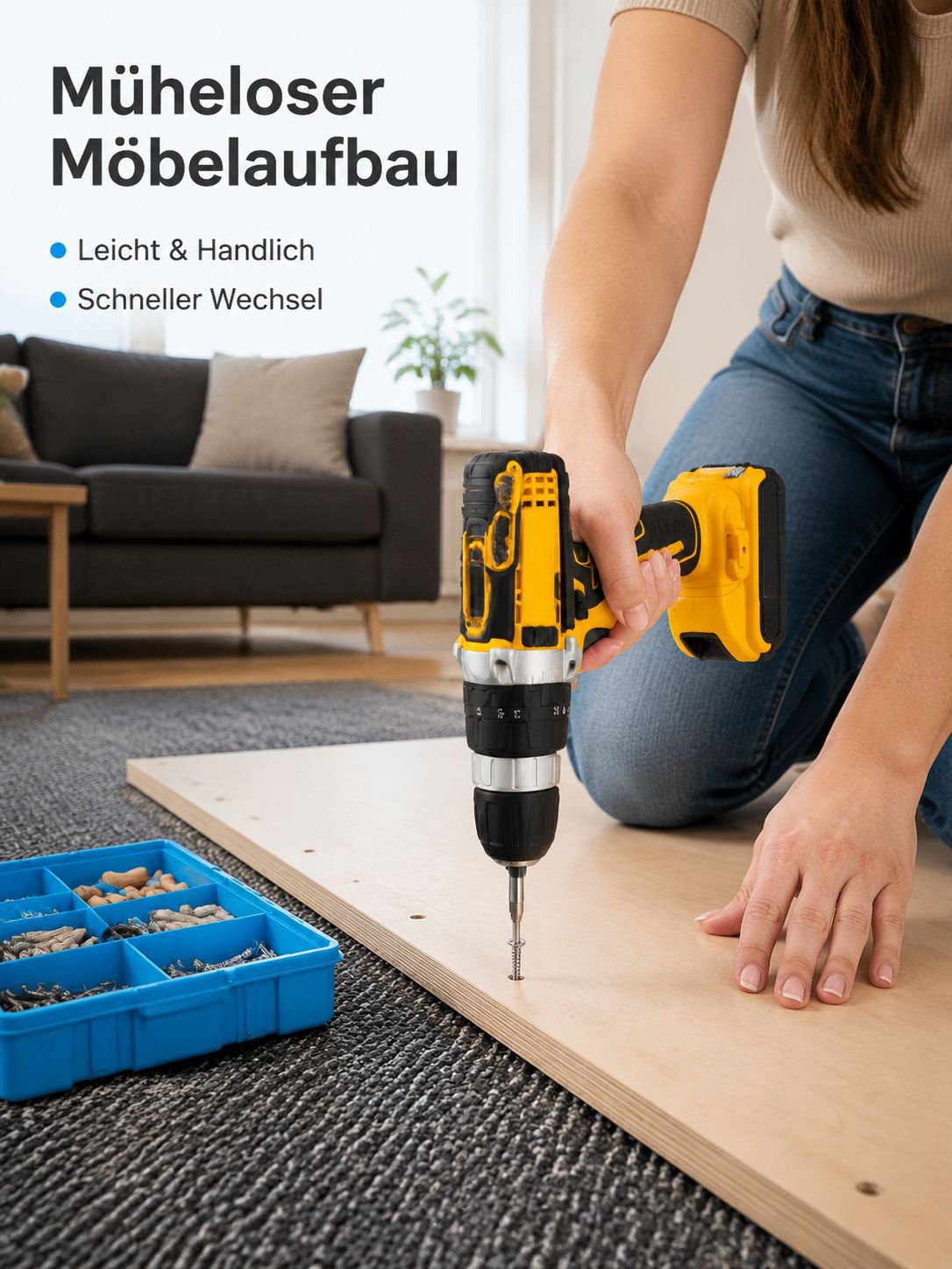 Modernes Elektrowerkzeug für Heim und Werkstatt
