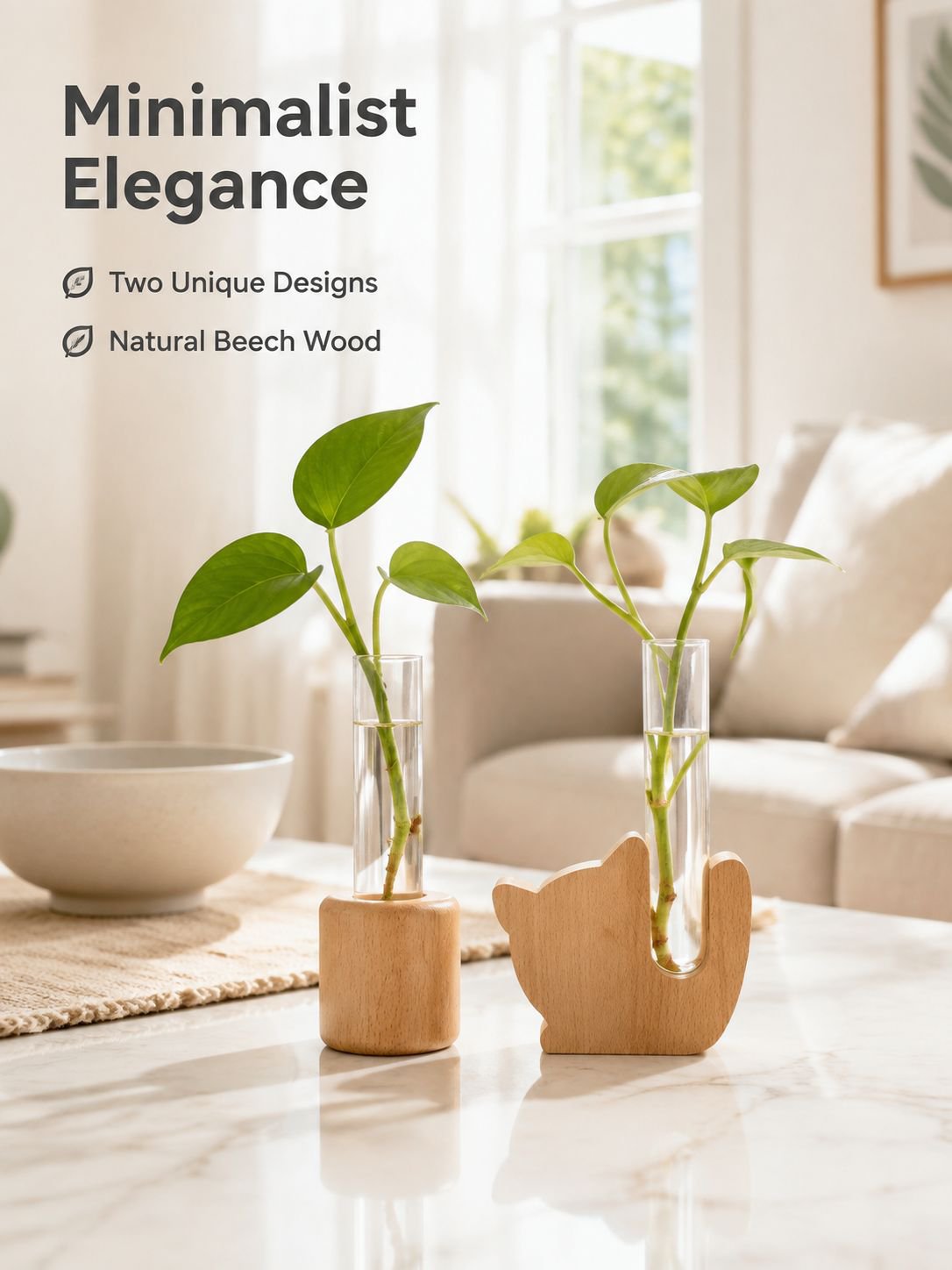 test tube vase ornaments