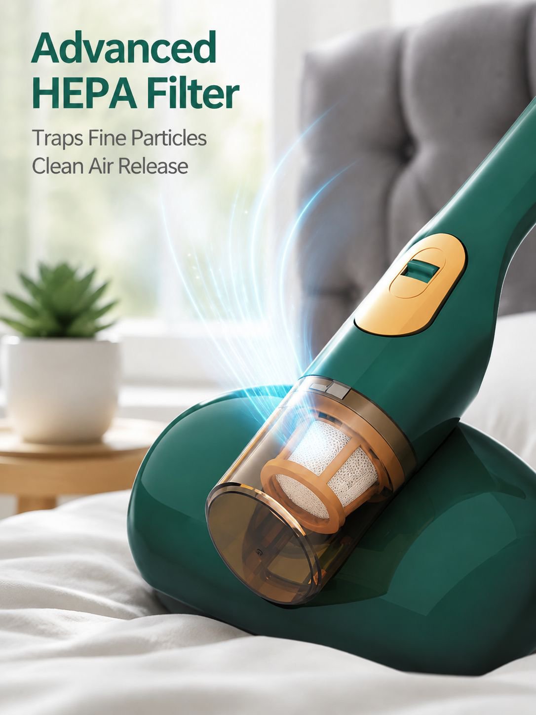Household Mite Remover UV Sterilizer High Power Vacuum Cleaner