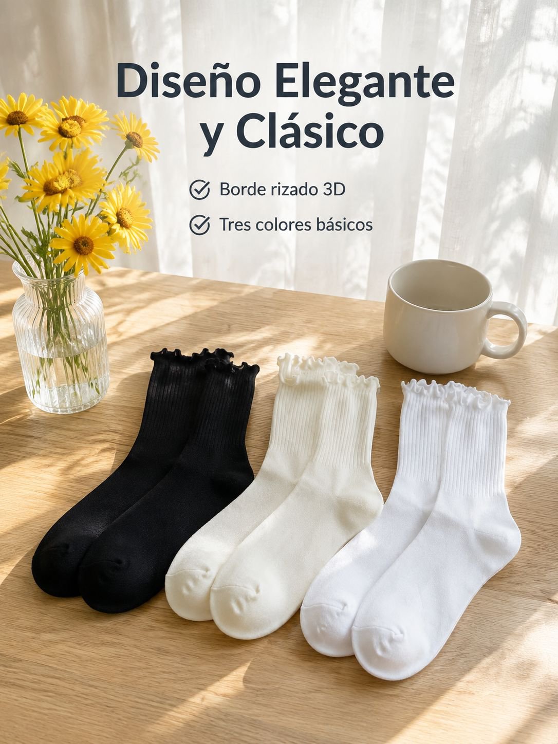 Calcetas lindas de chica, primavera-verano, moda versátil, para estudiantes y deporte