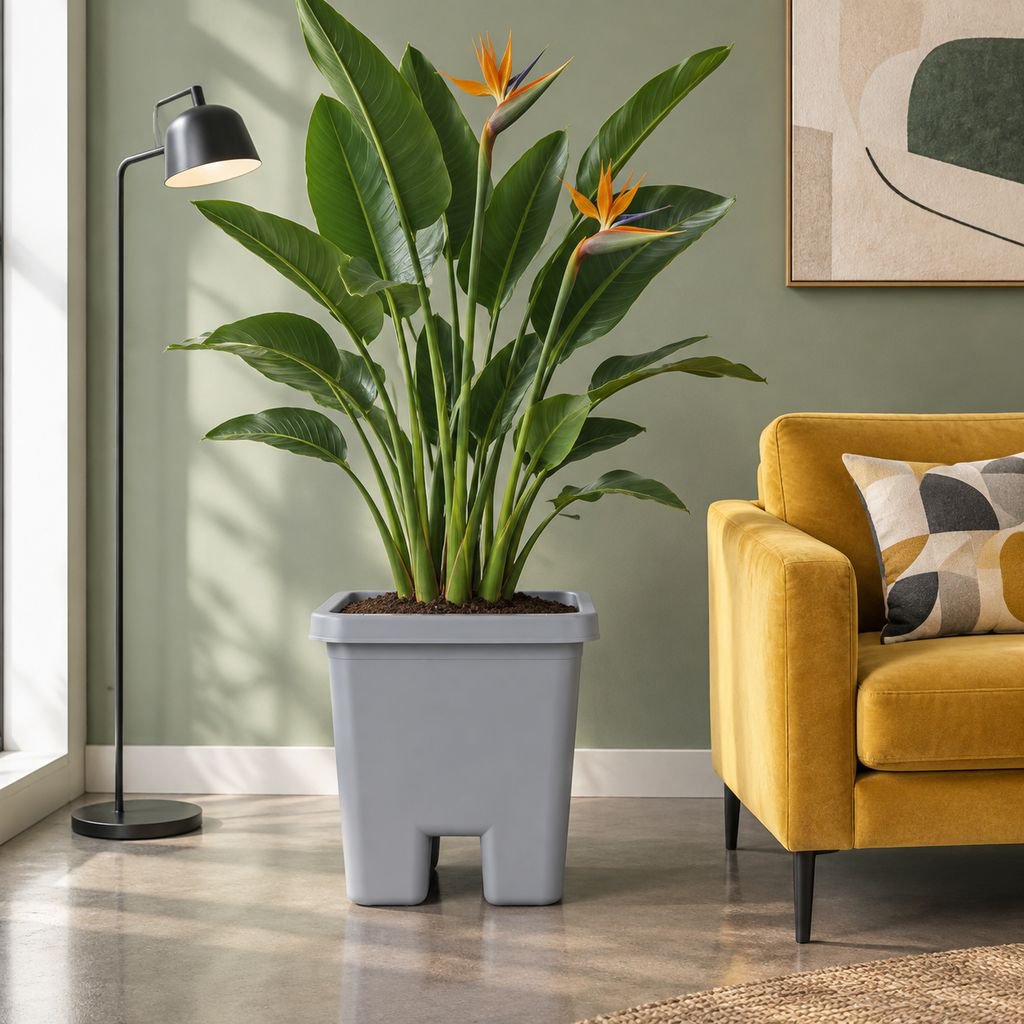 Large Capacity Square Self-Watering Flower Pot