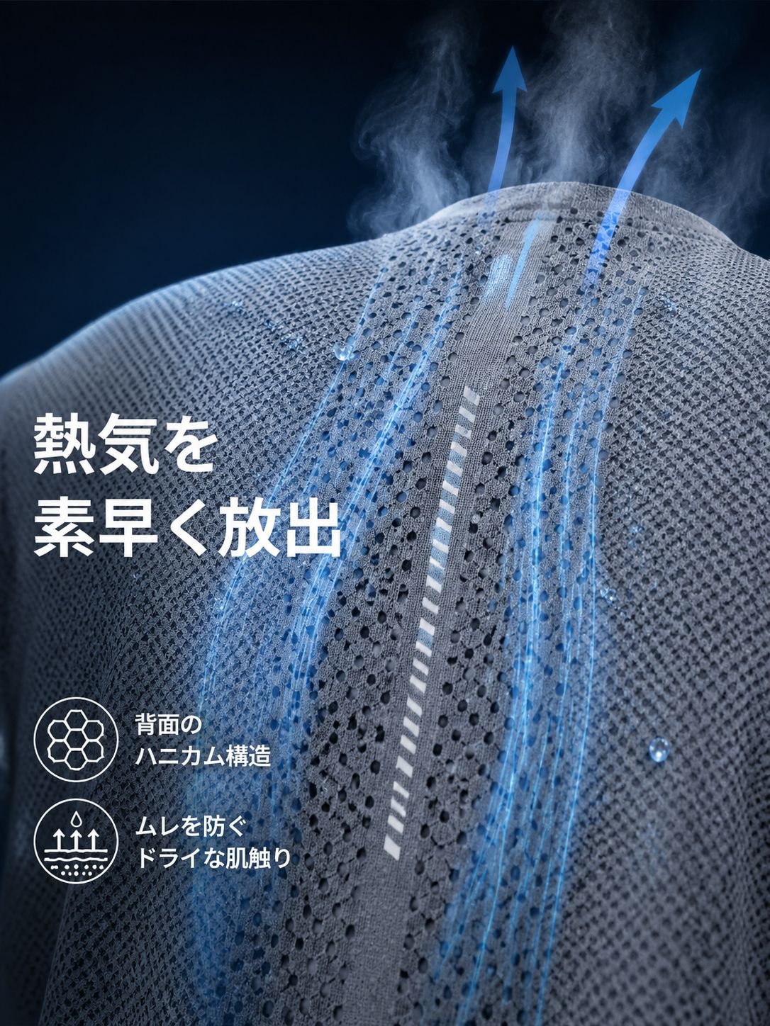 速乾通気性登山ランニングウェア