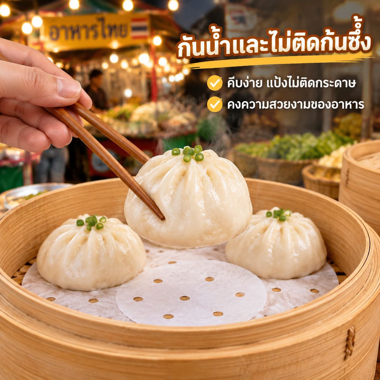 กระดาษรองอาหารกันน้ำมัน
