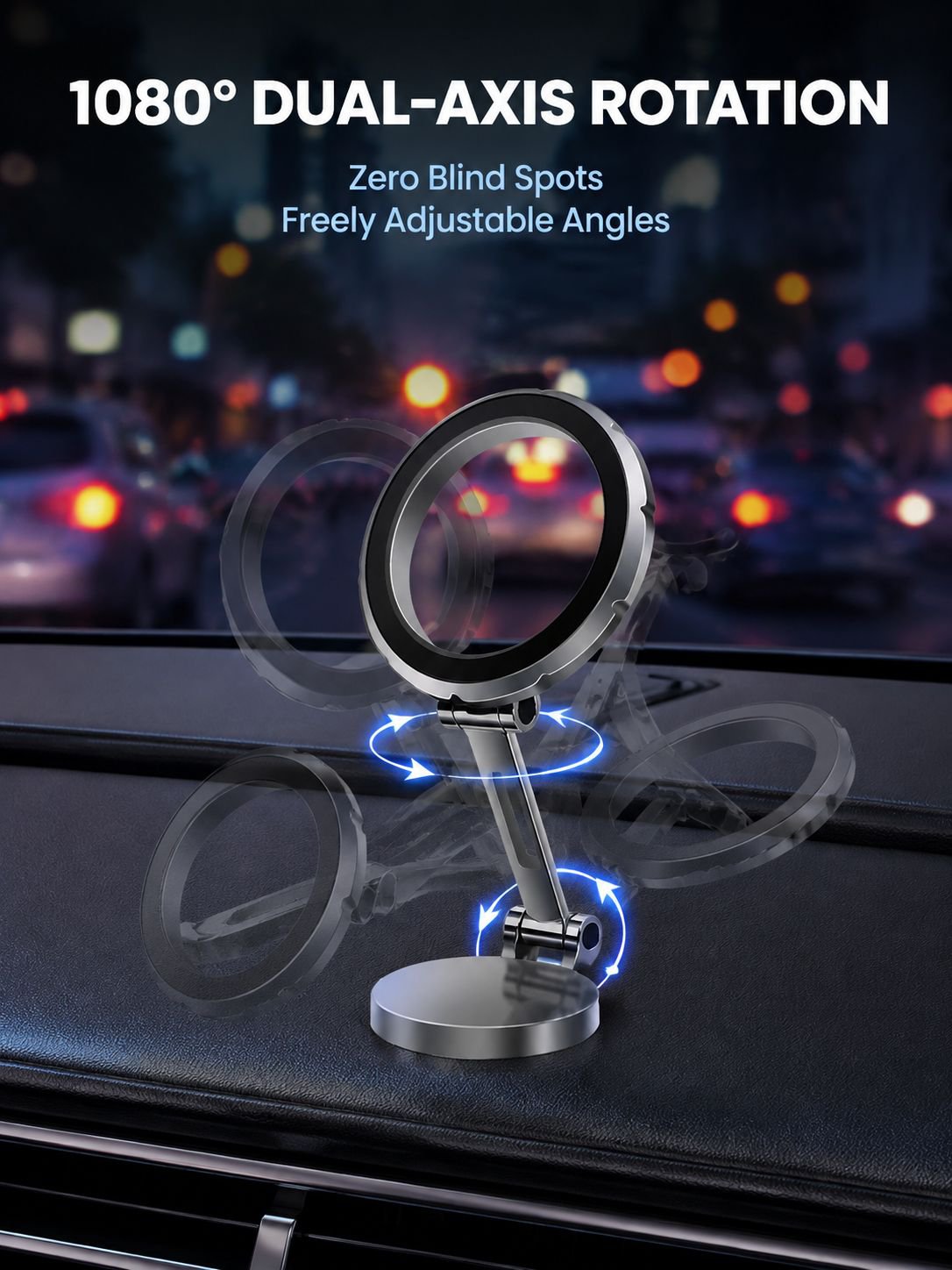 Car Phone Holder Cell Phone Holder 810° Swivel Material Navigation Direct Naked Suction