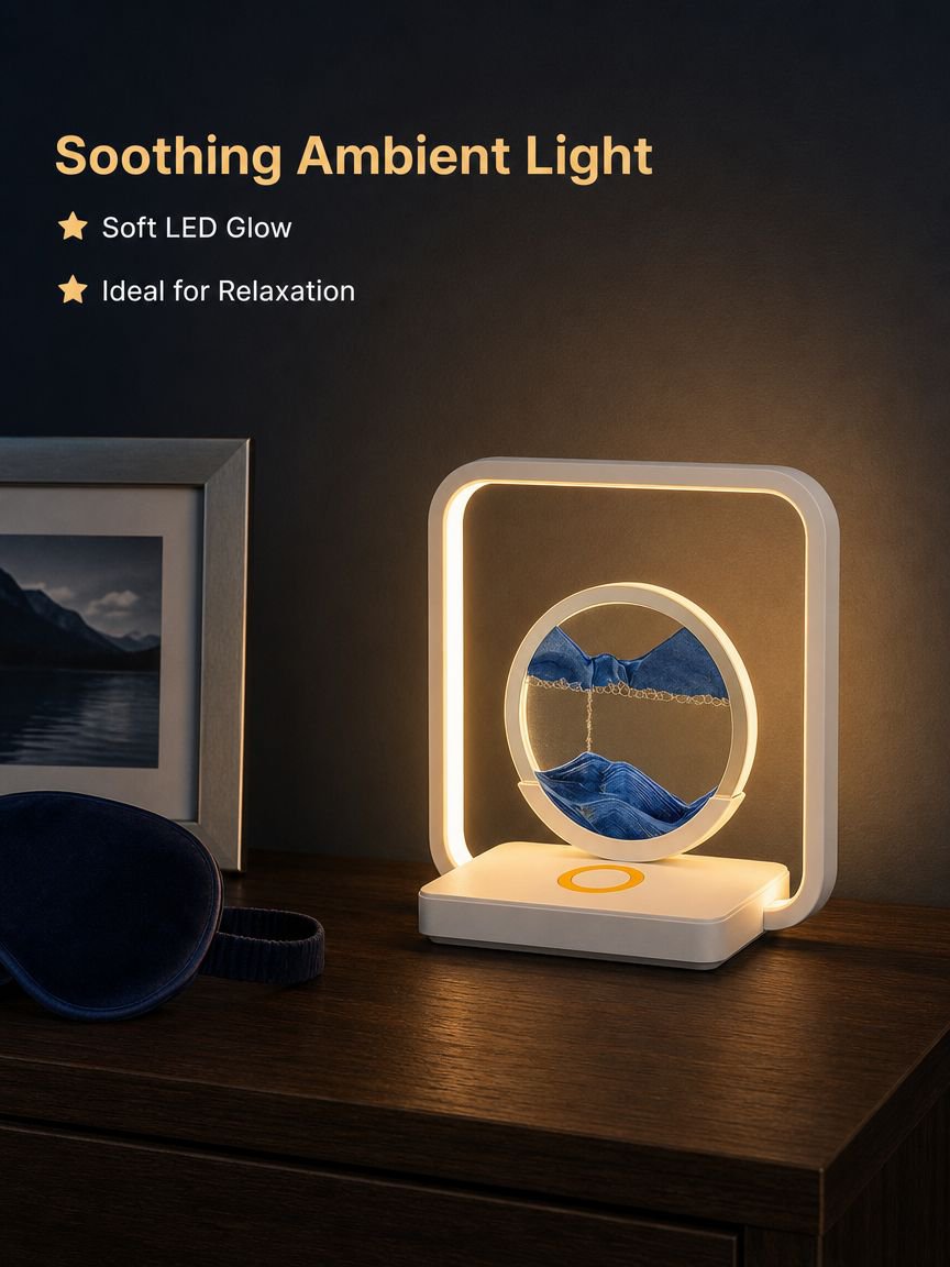 Mini Sand Painting Table Lamp