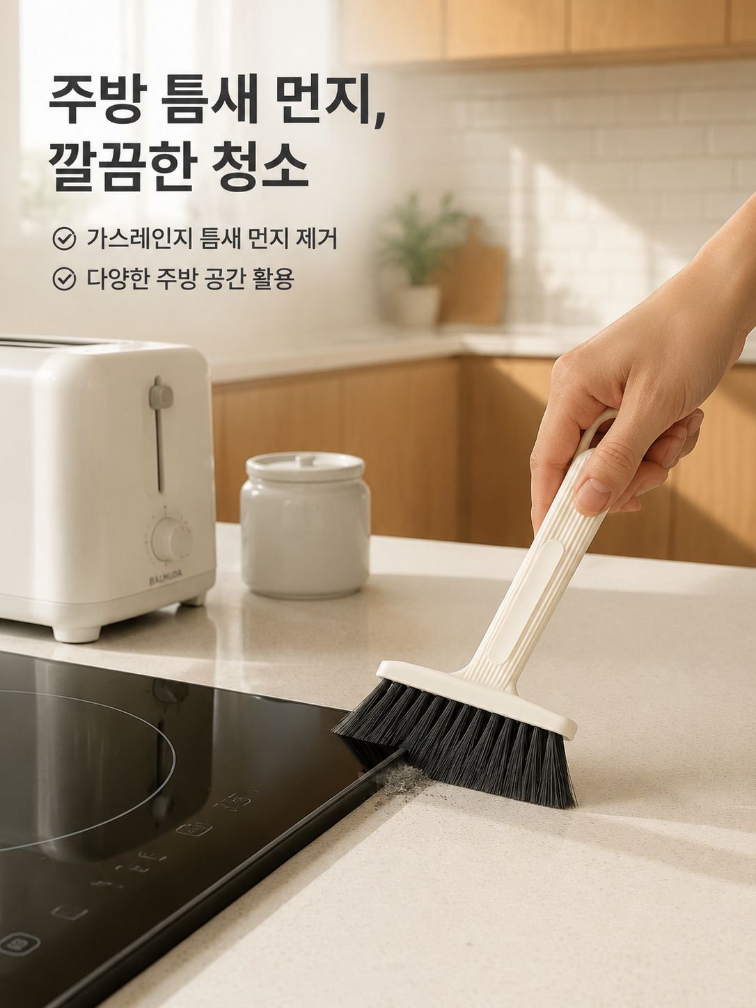 다용도 주방 틈새 브러시