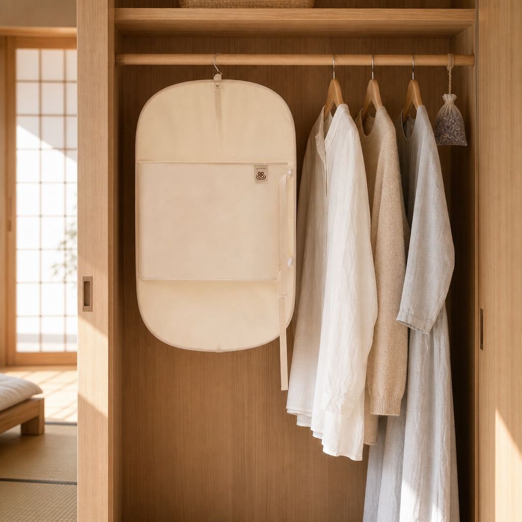 衣類収納用圧縮ダストカバー