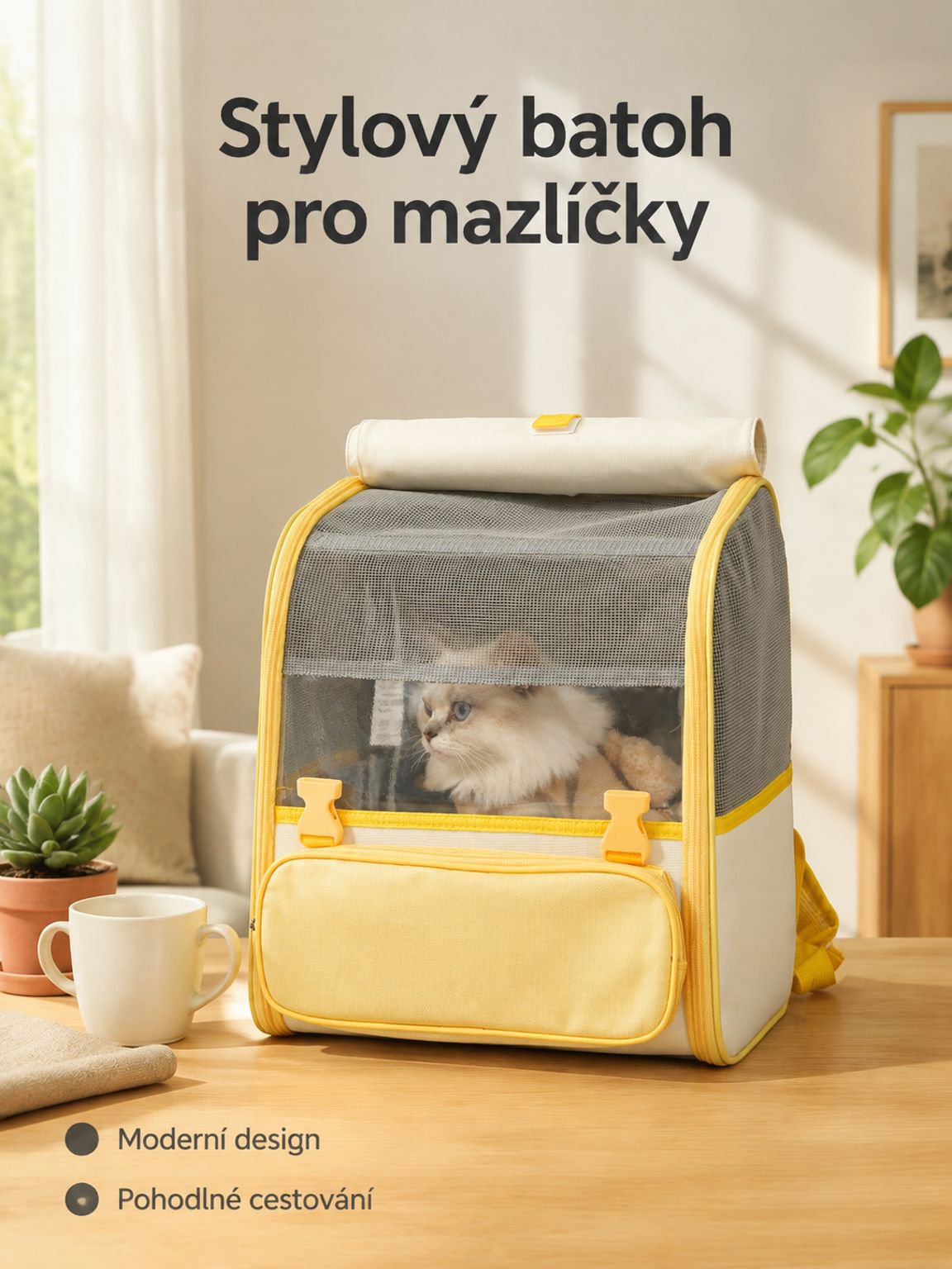 Přenosný batoh pro domácí mazlíčky