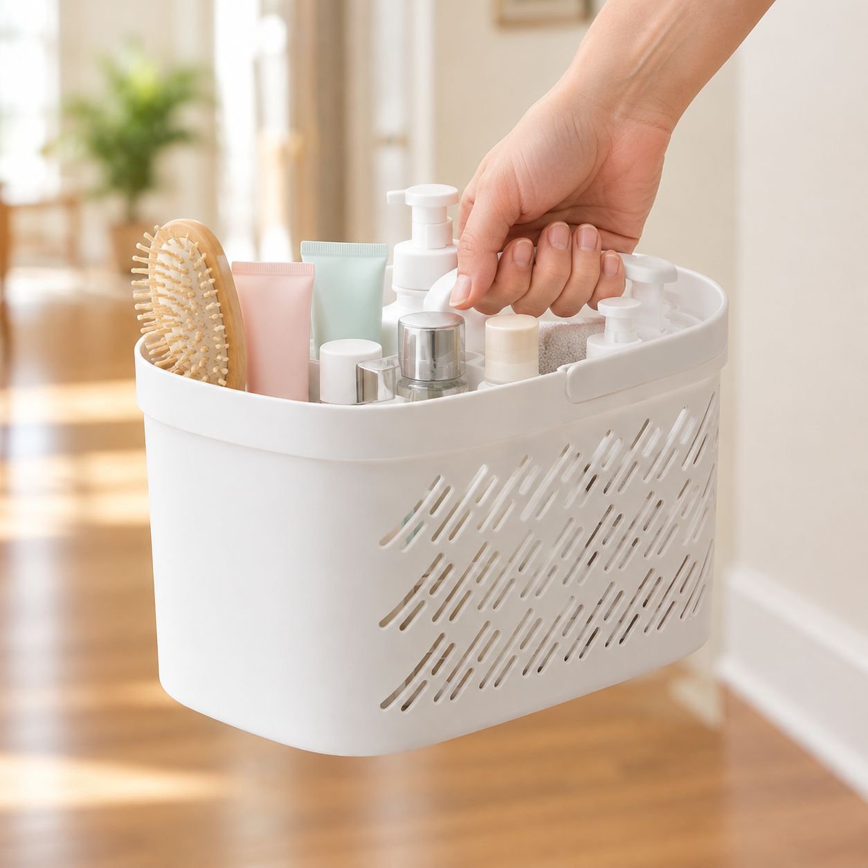 Cesta organizadora para ropa y accesorios