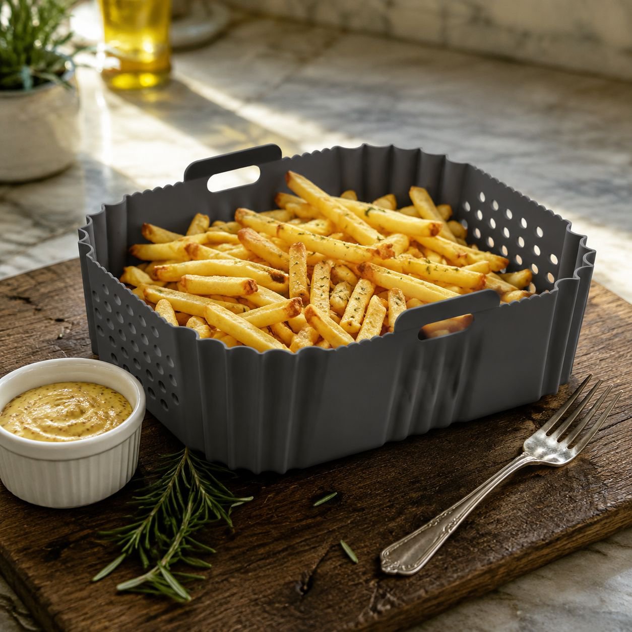 Plat de cuisson en silicone pour friteuse JMY-Air