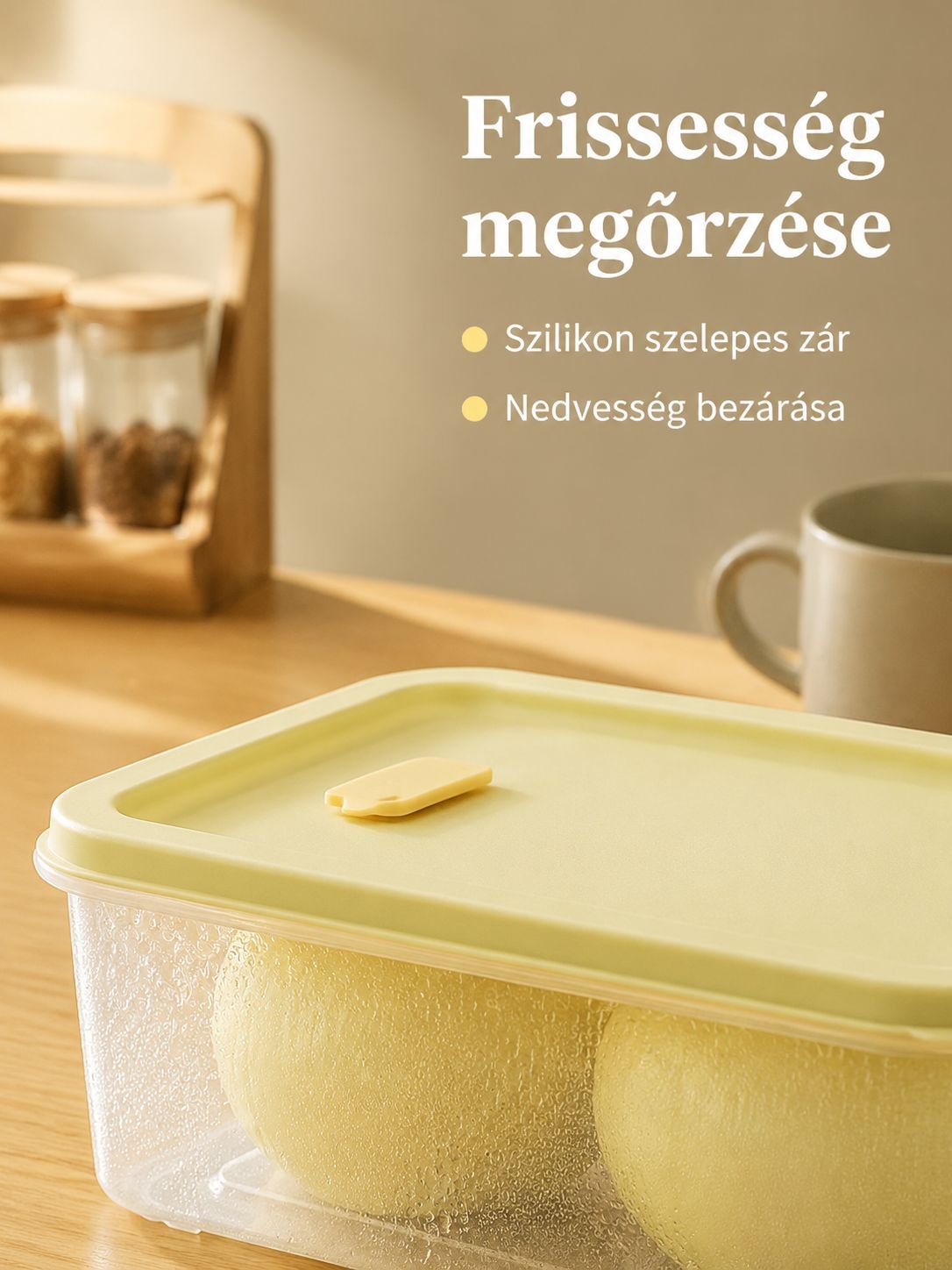 Frissentartó doboz húsokhoz és felvágottakhoz