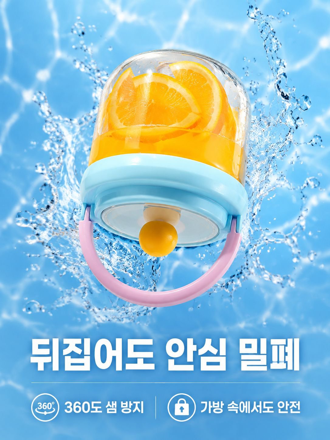 휴대용 밀폐 과일 샐러드 컵